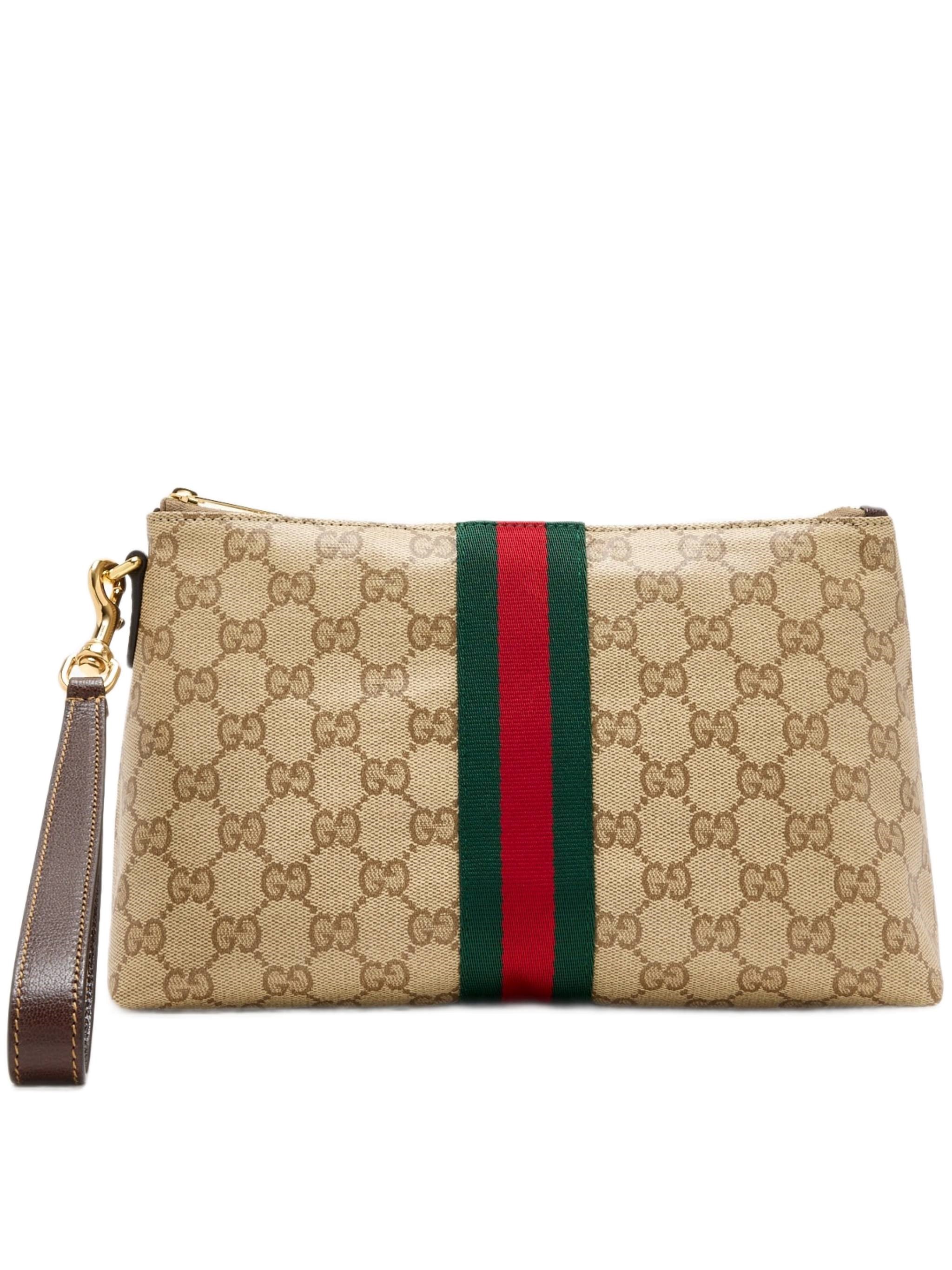GUCCI Pouch Gg Small Size With Web　GUCCI ポーチ GG Sサイズ ウェブ付き GUCCI
