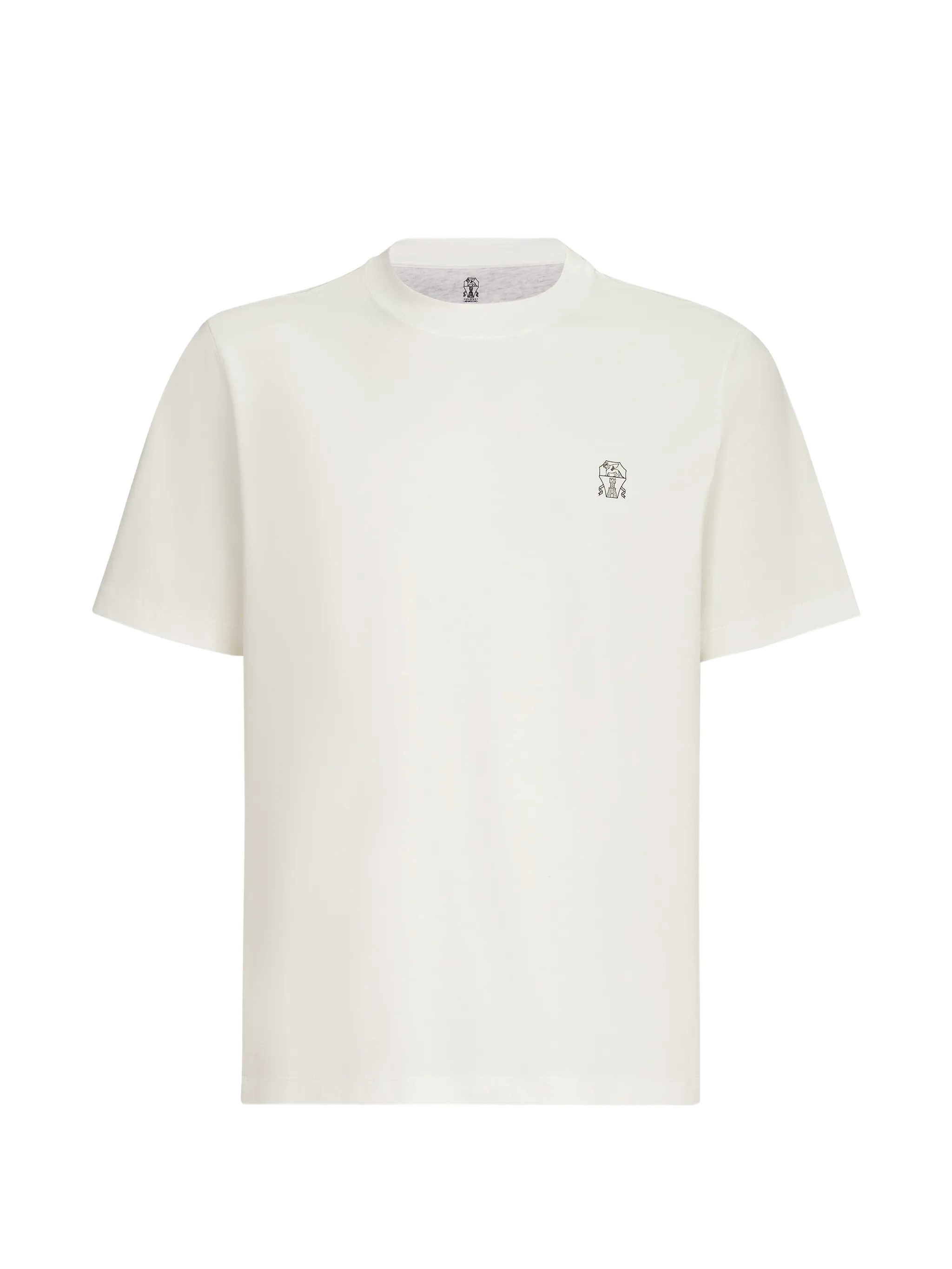 BRUNELLO CUCINELLI Crew Neck T-Shirt Off White　BRUNELLO CUCINELLI クルーネック T シャツ オフホワイト BRUNELLO