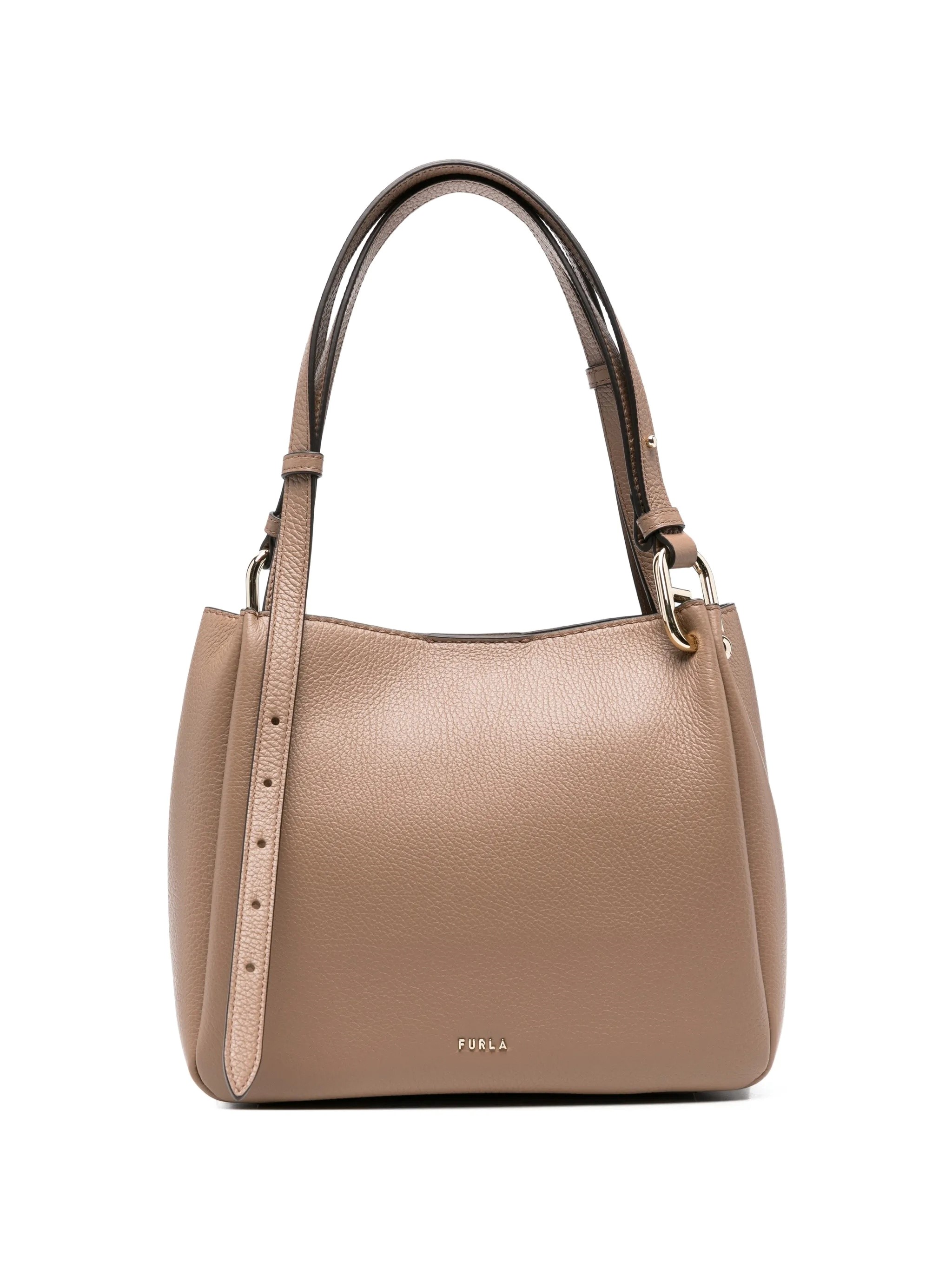 Furla Cloud M Tote Bag In Brown