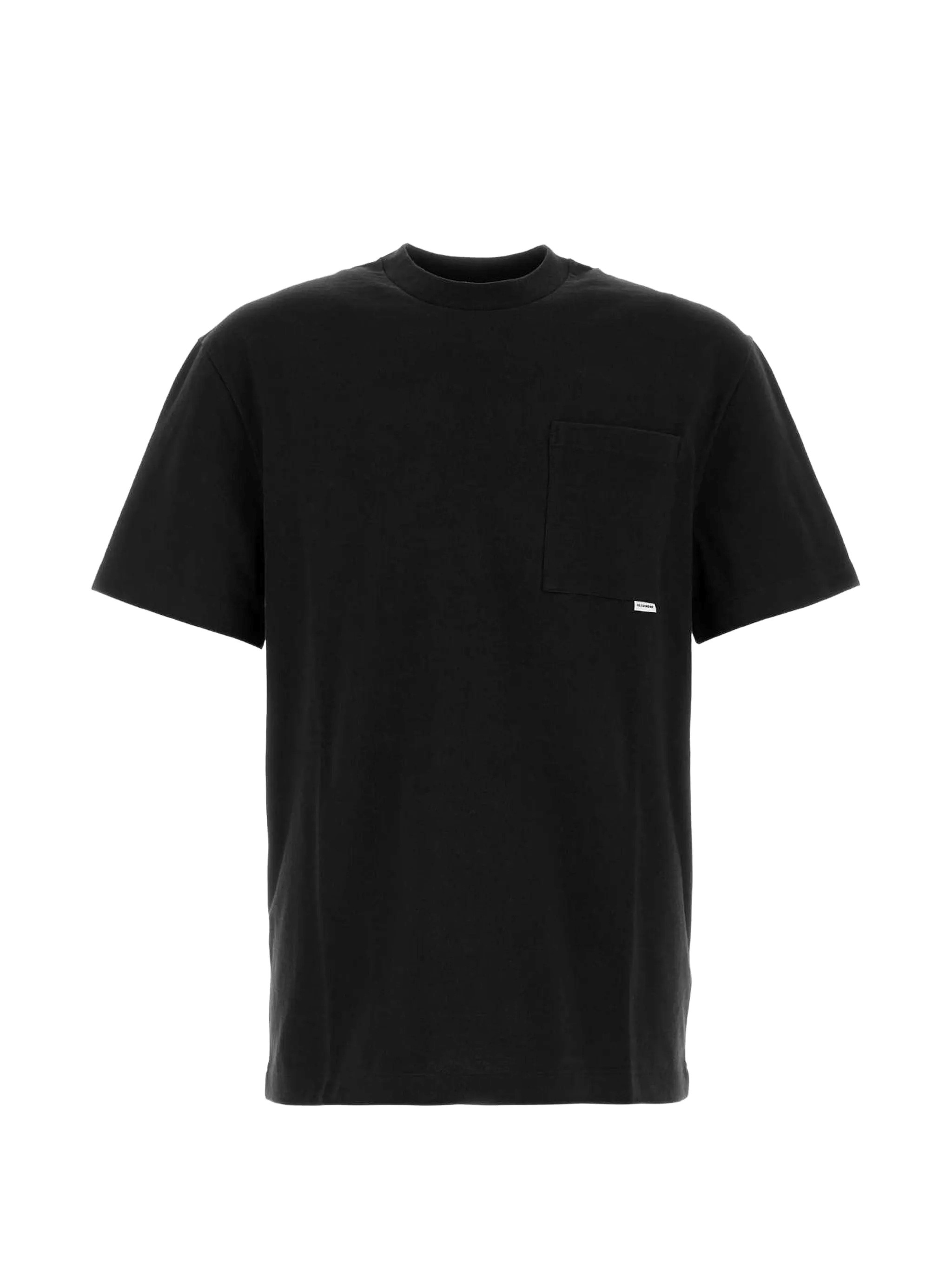 JIL SANDER Black T-Shirt Jil Sander　JIL SANDER ブラック T シャツ ジル・サンダー JIL
