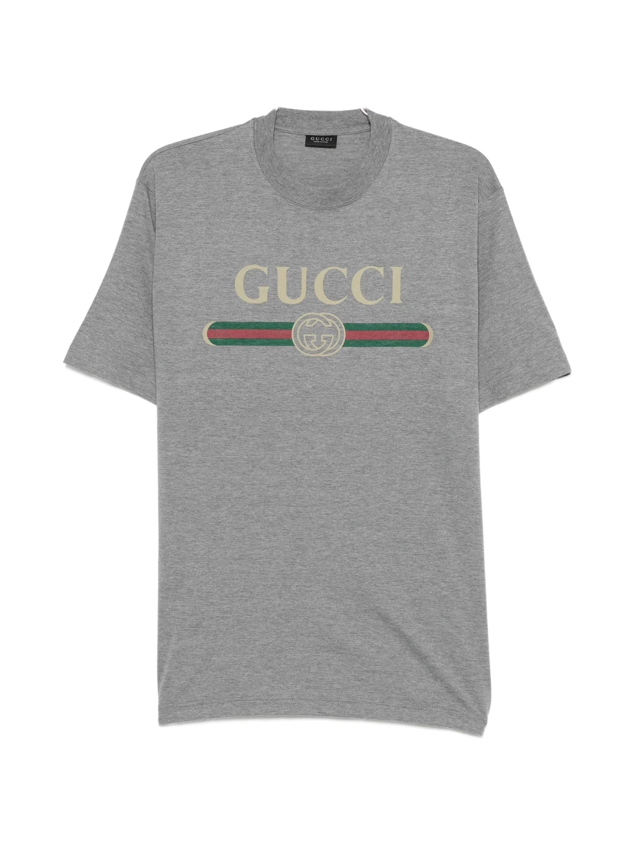 GUCCI GUCCI Gray T-Shirt　GUCCI グレー T シャツ