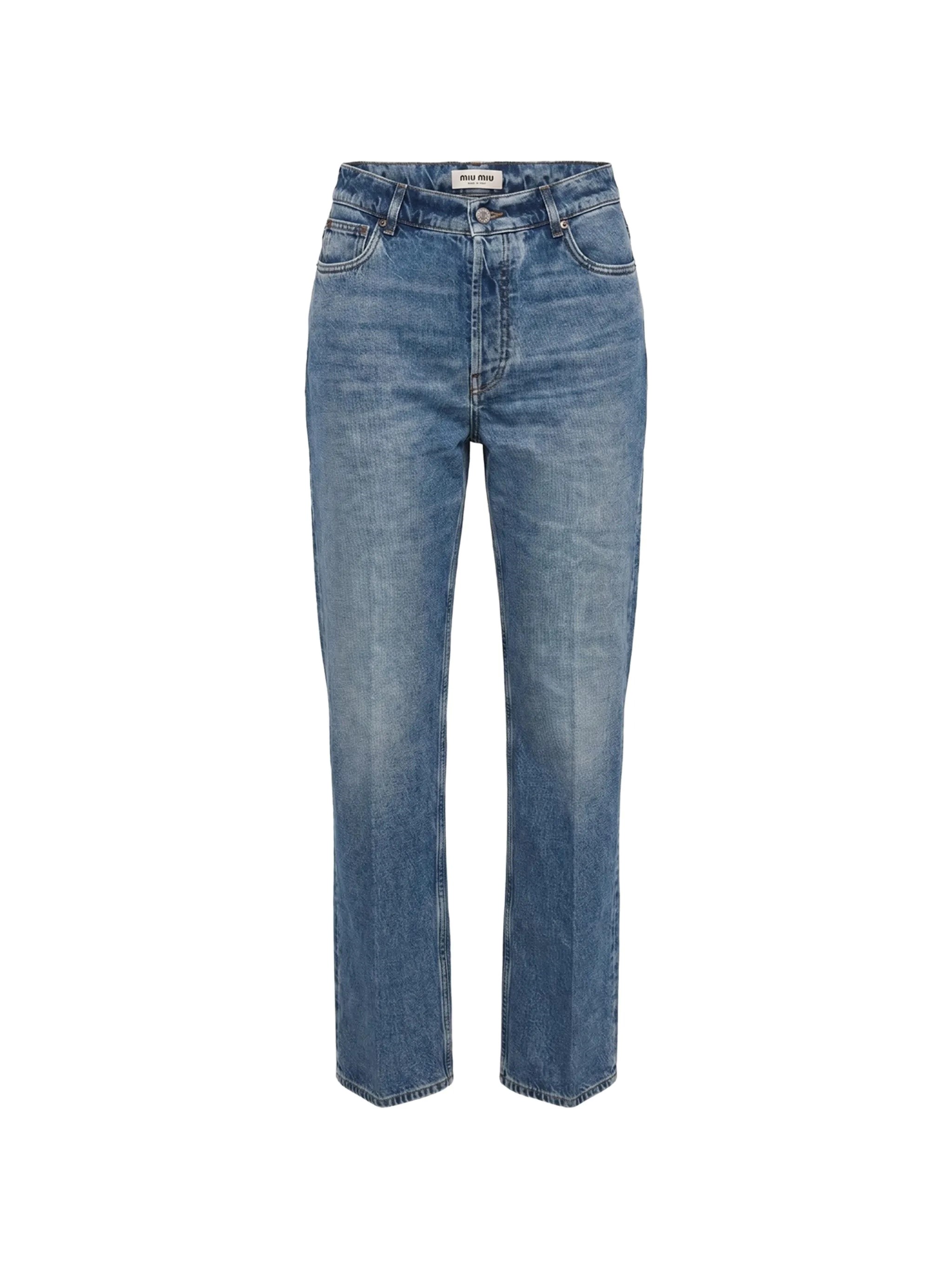 Miu Miu MIU MIU Washed Denim Pants　MIU MIU ウォッシュデニムパンツ
