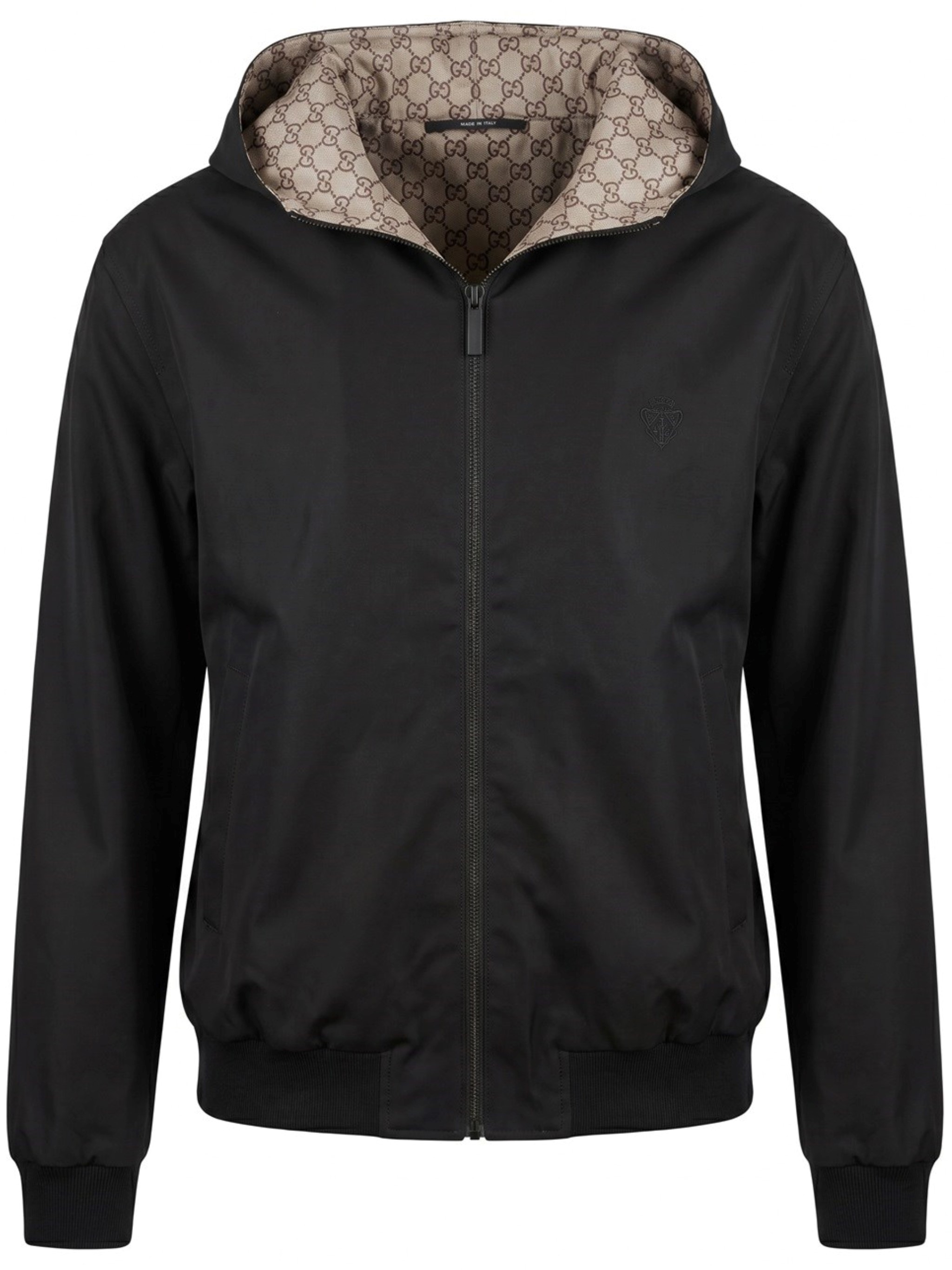 GUCCI GUCCI Jacket With Reversible Zipper In Cotton Fabric　GUCCI リバーシブル ジッパー ジャケット コットン生地