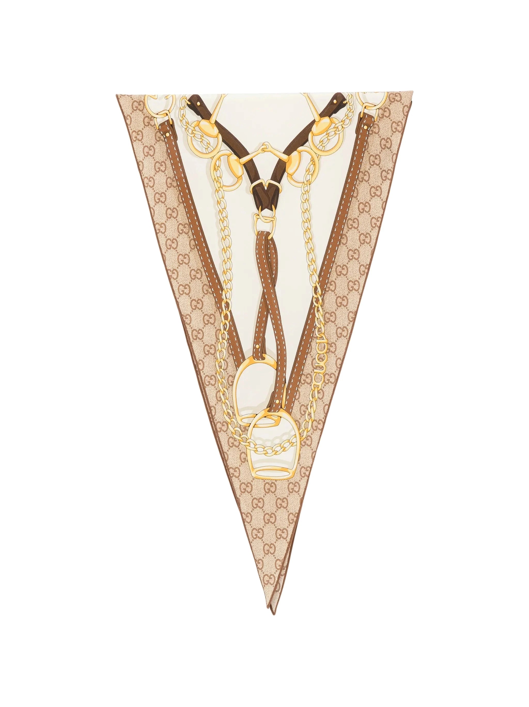 GUCCI GUCCI Gucci Triangular Scarf　GUCCI グッチ 三角スカーフ