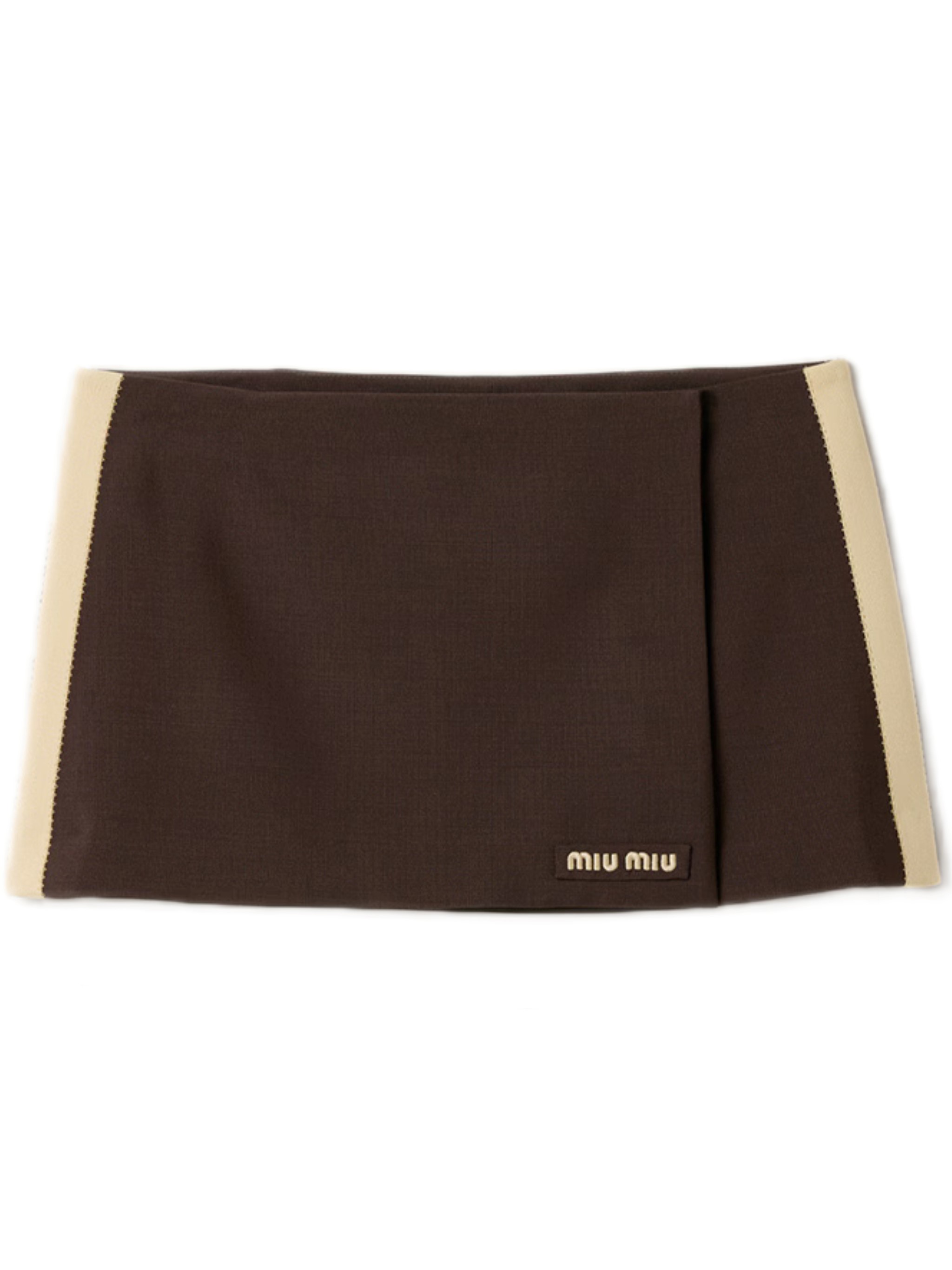 Miu Miu MIU MIU Mini Skirt In Kid Mohair　MIU MIU ミニスカート キッドモヘア