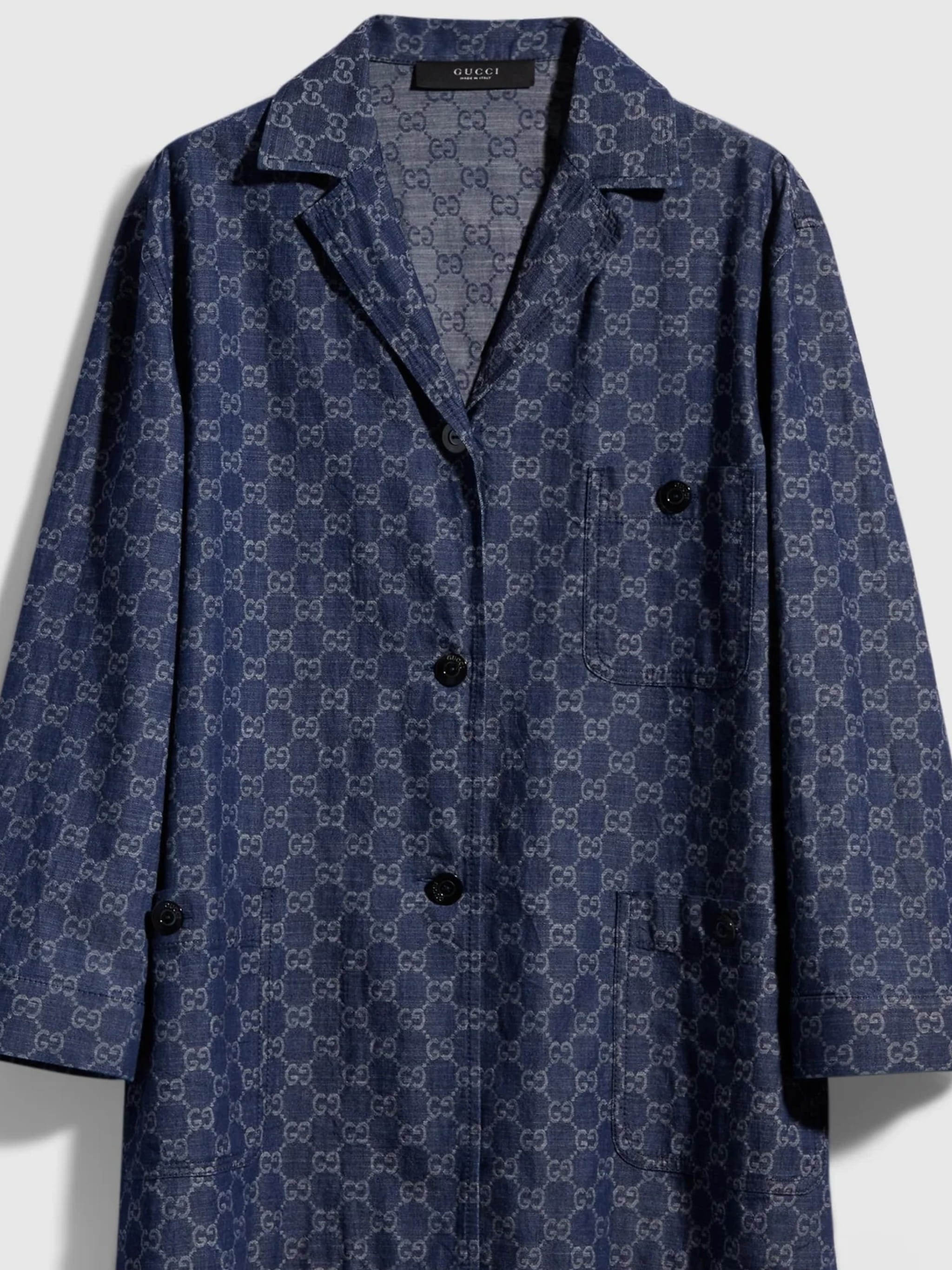 GUCCI GUCCI Cotton Gg Jacquard Denim Jacket　GUCCI コットン Gg ジャカード デニム ジャケット