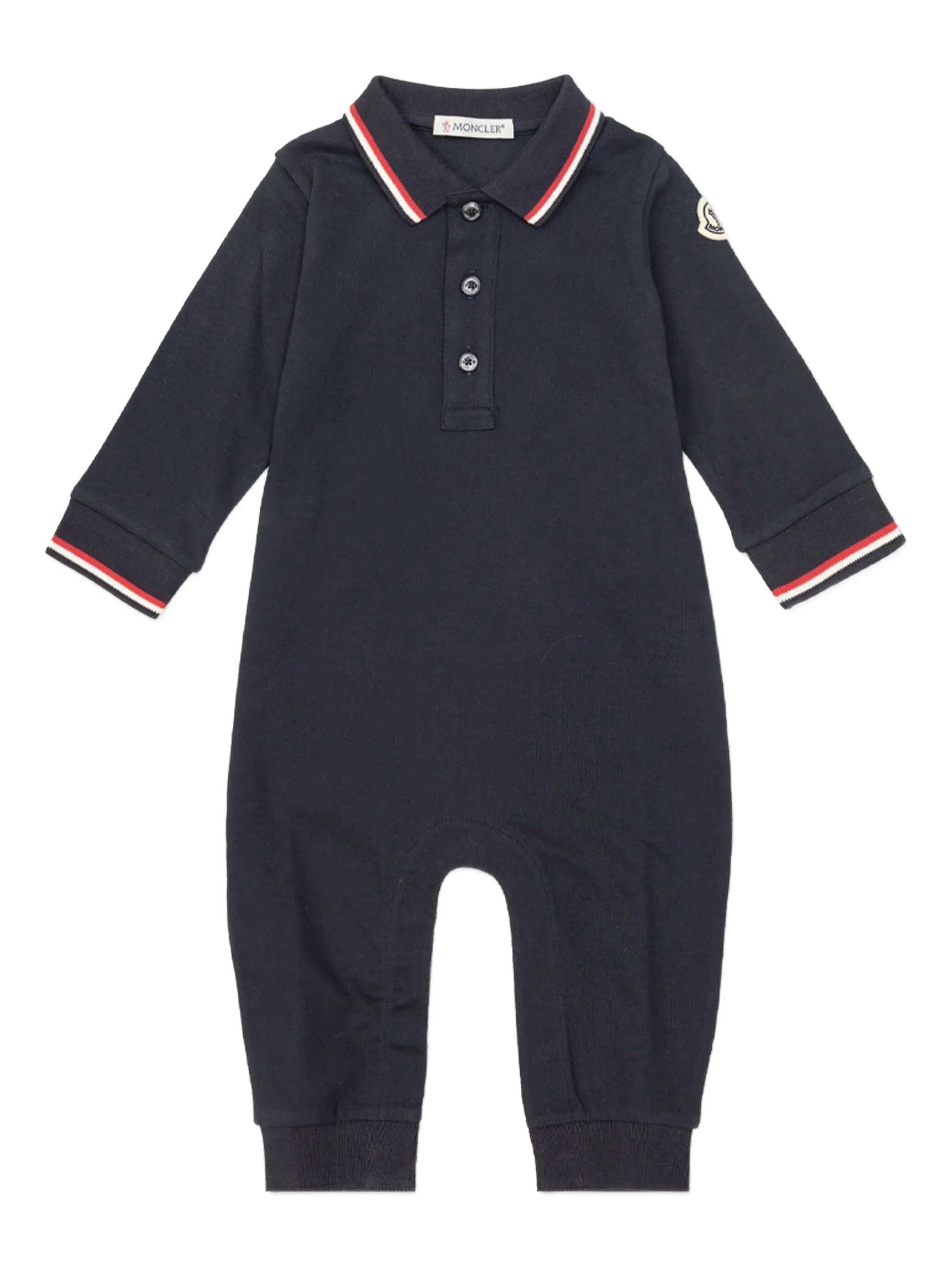 MONCLER MONCLER ENFANT Moncler Enfant, Blue Romper　MONCLER ENFANT モンクレール アンファン、ブルー ロンパース