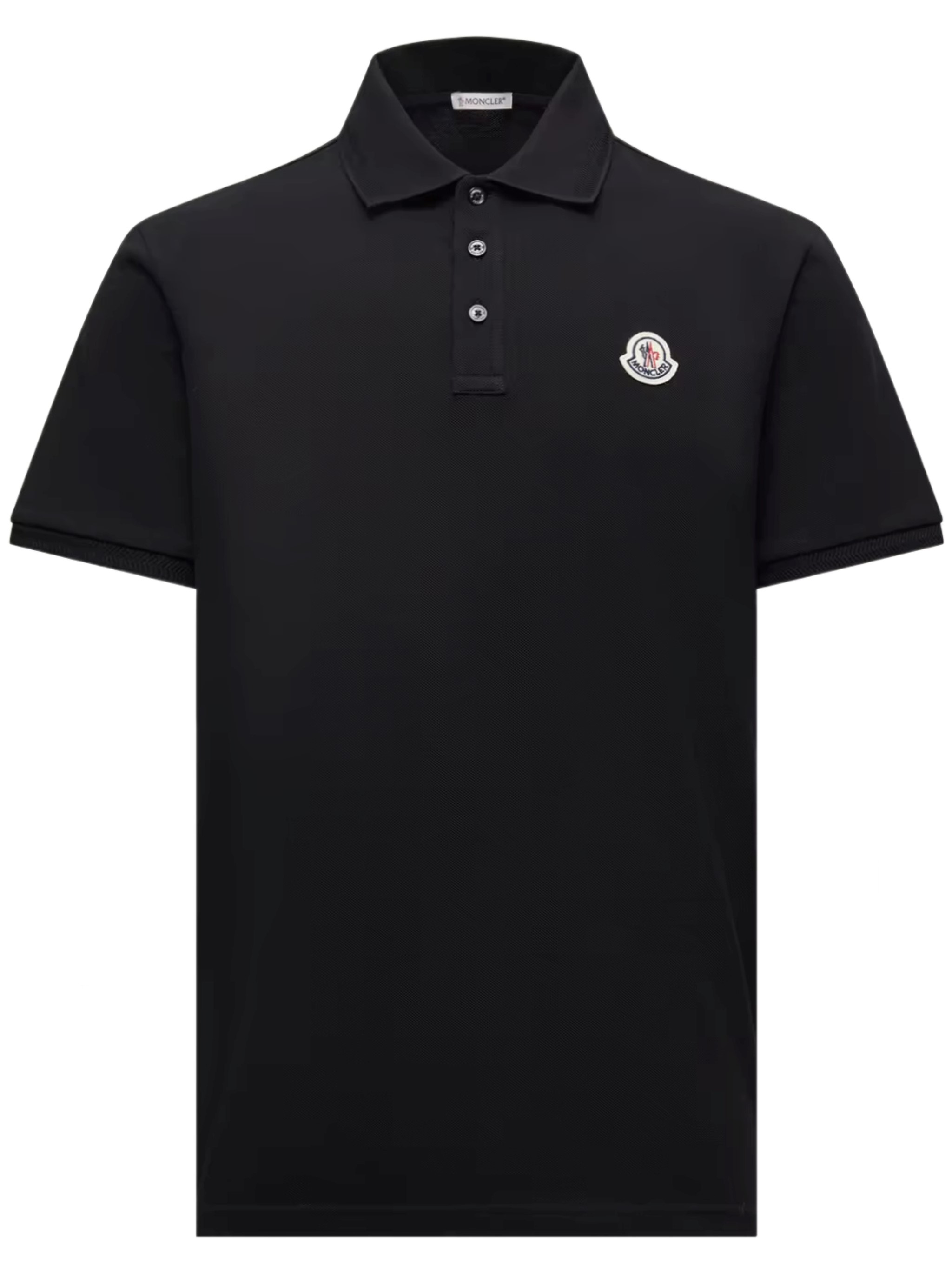MONCLER Black Polo Moncler　MONCLER ブラック ポロ モンクレール MONCLER