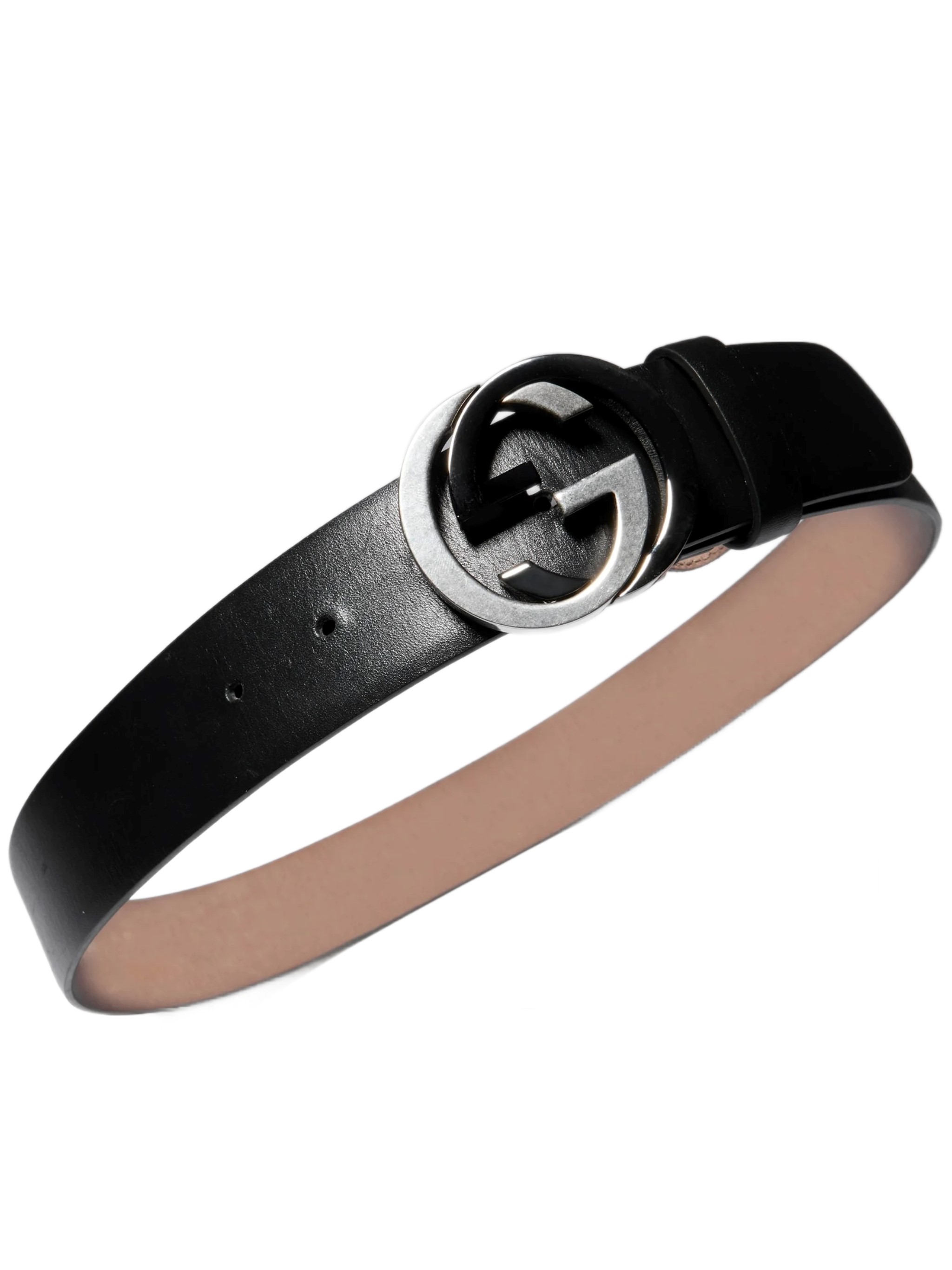 GUCCI GUCCI Wide Belt With Gg Cross Buckle