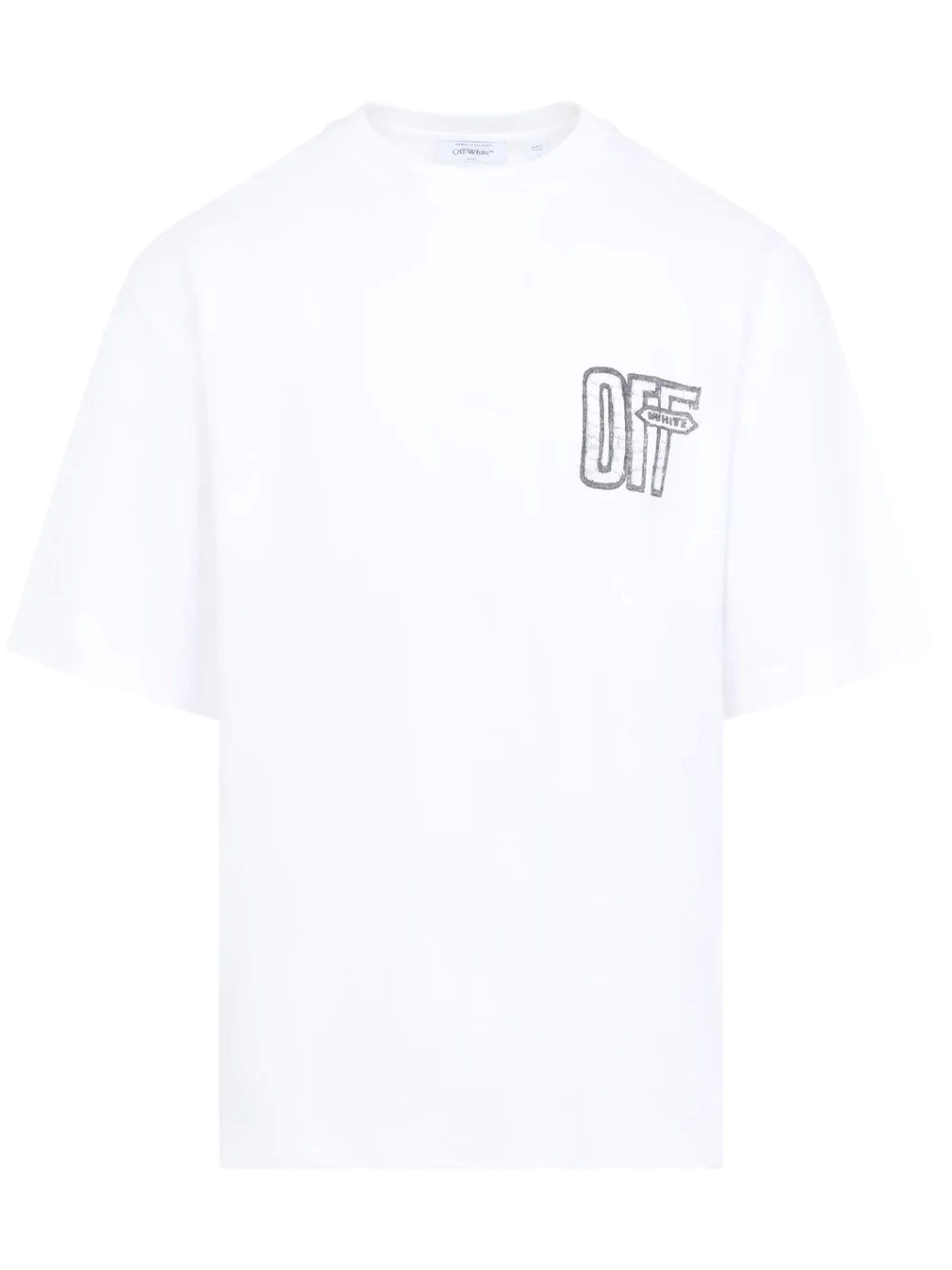 Off-White OFF-WHITE T-Shirt Motion Arrow Skate S/S