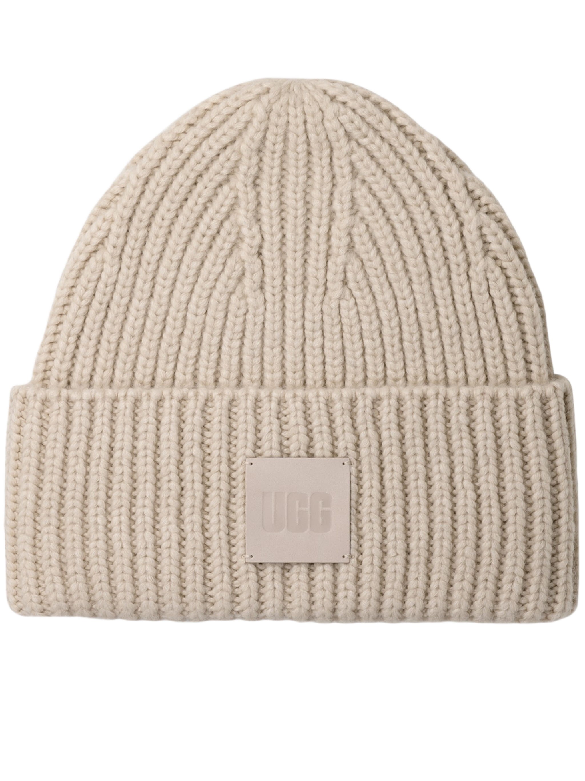 Ugg Chunky Rib Hat In Beige