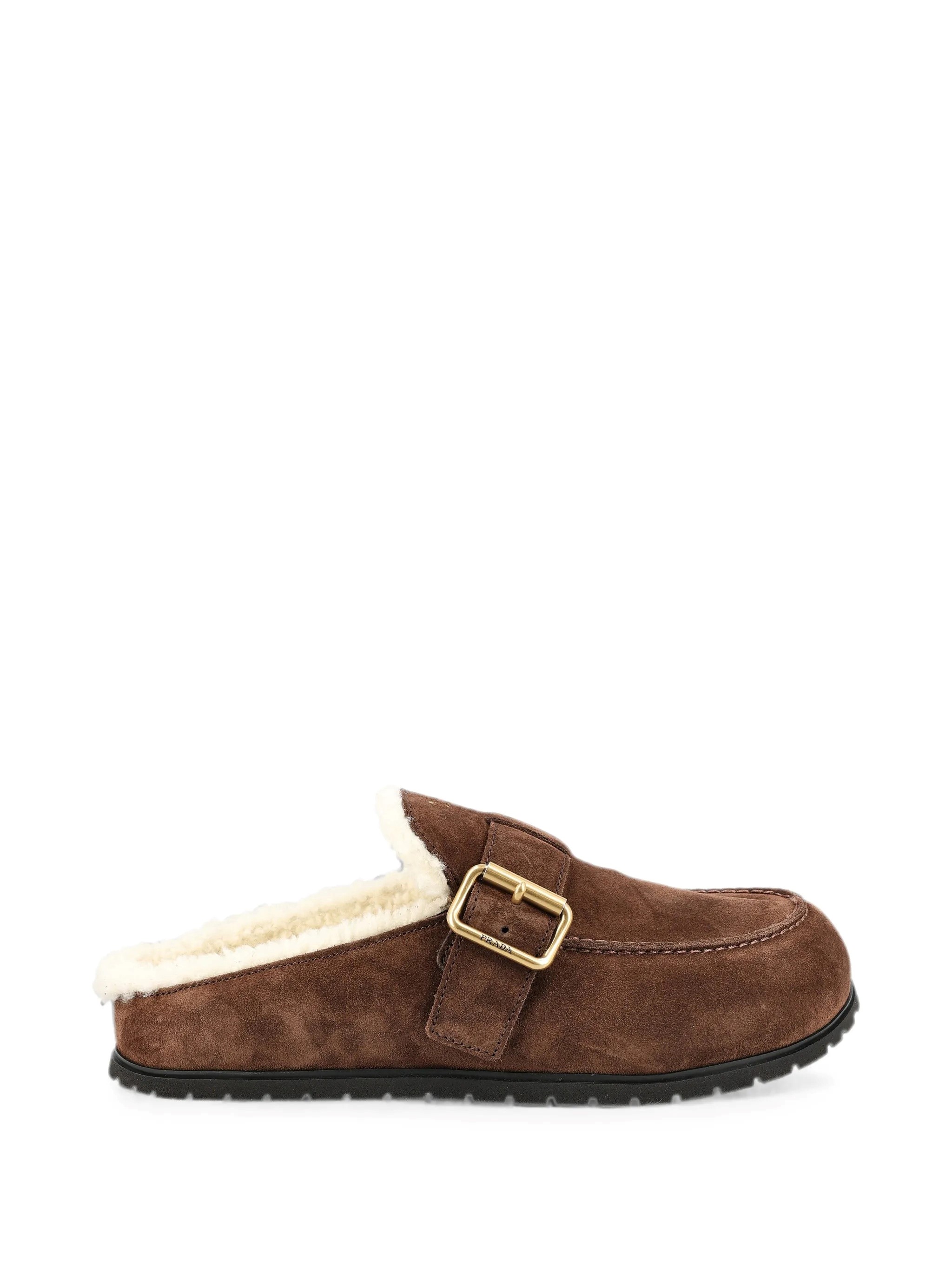 Prada PRADA Slippers With Buckle　PRADA バックル付きスリッパ