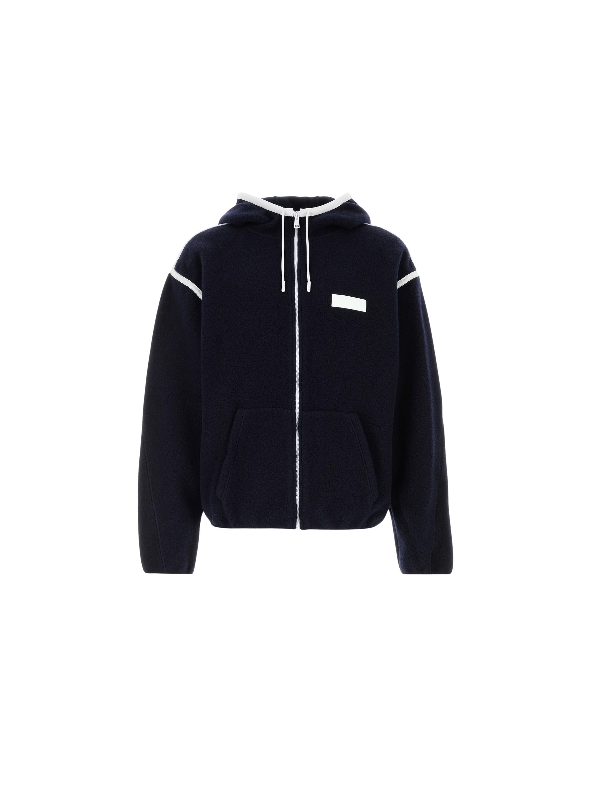 GIVENCHY GIVENCHY Blue Hooded Coat