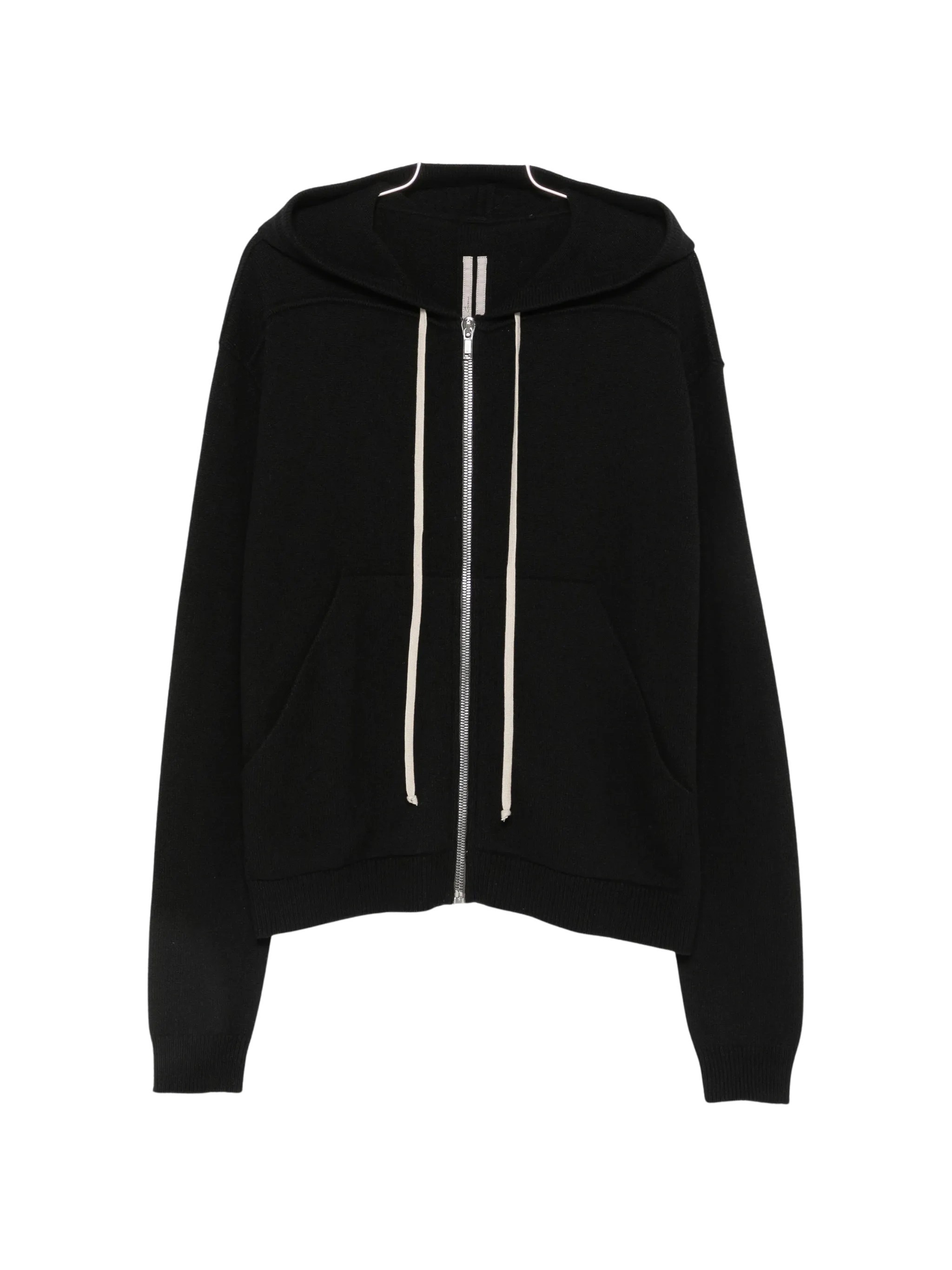 Rick Owens RICK OWENS Black Zip Hoodie　RICK OWENS ブラック ジップ パーカー
