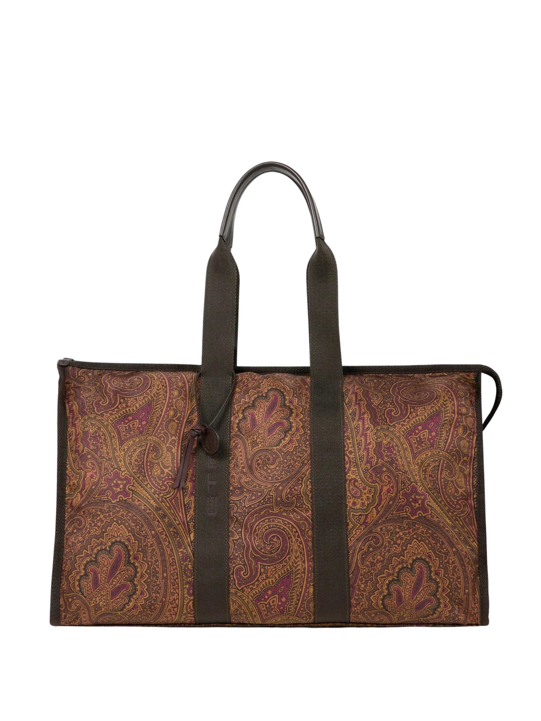 ETRO ETRO Xl Printed Nylon Travel Bag