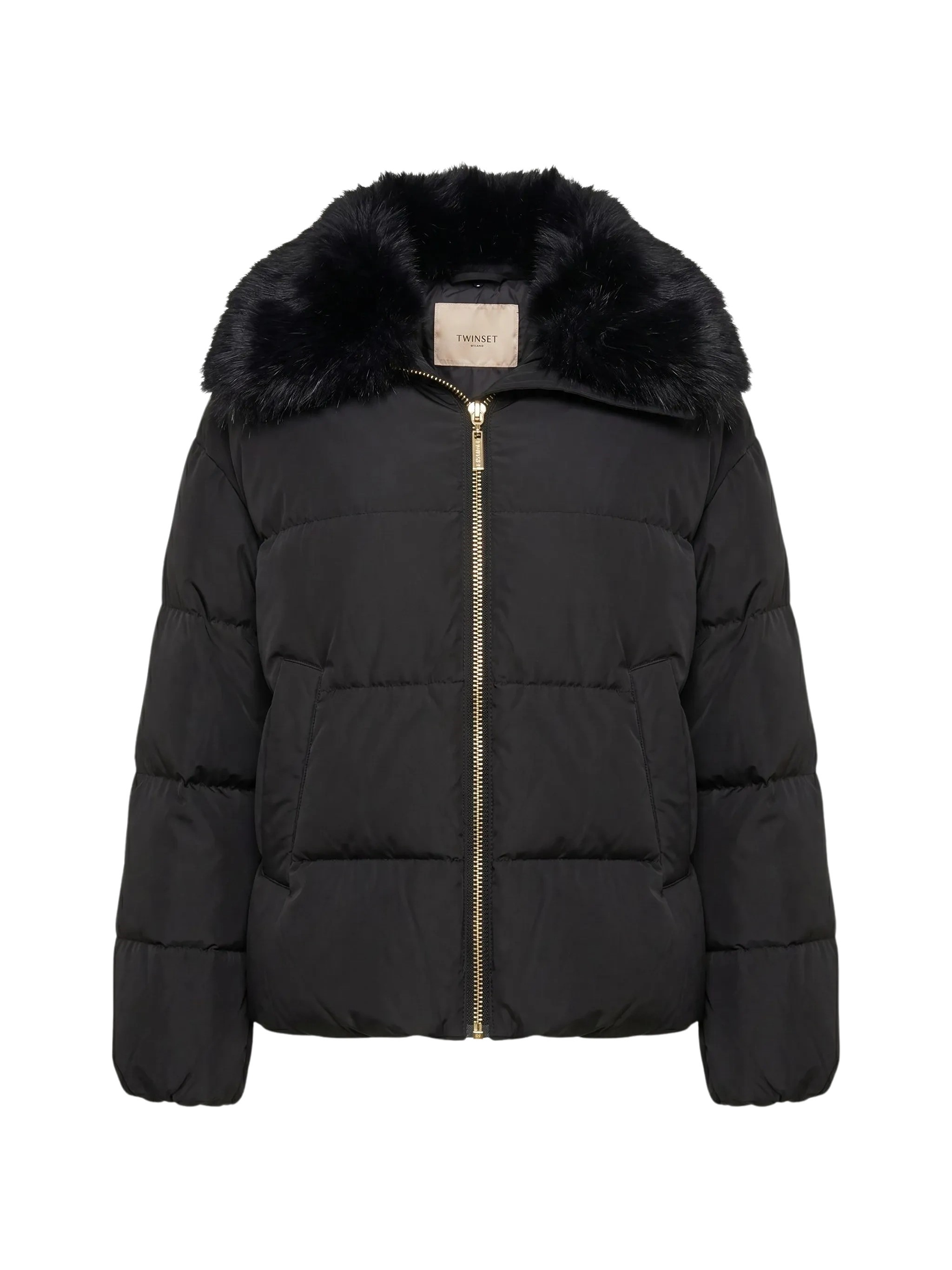 Twinset Black Down Jacket