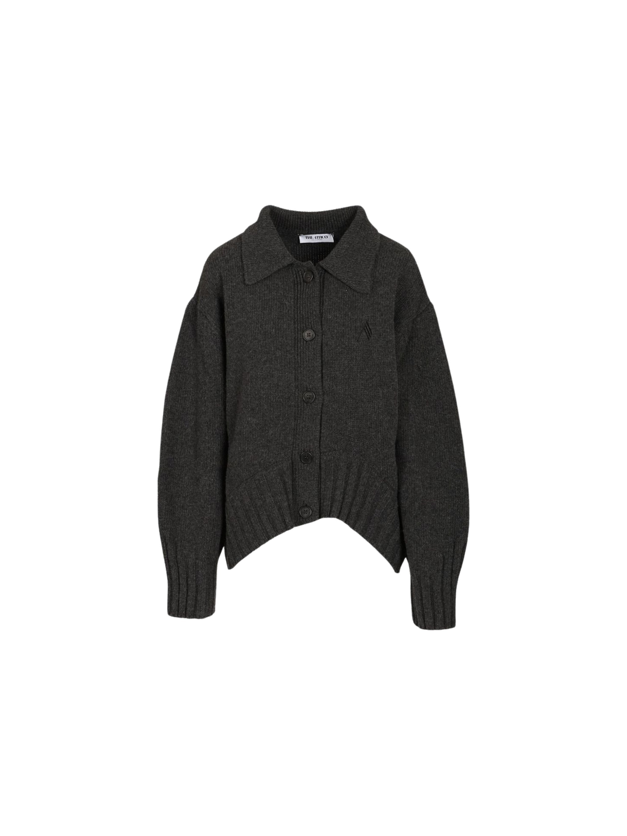 The Attico THE ATTICO Gray Cardigan　THE ATTICO グレーカーディガン