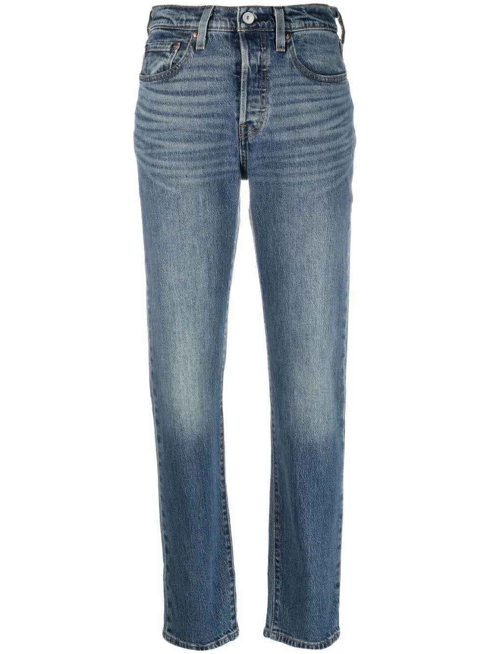 Levi's® 501 Original Cropped Jeans In Blue