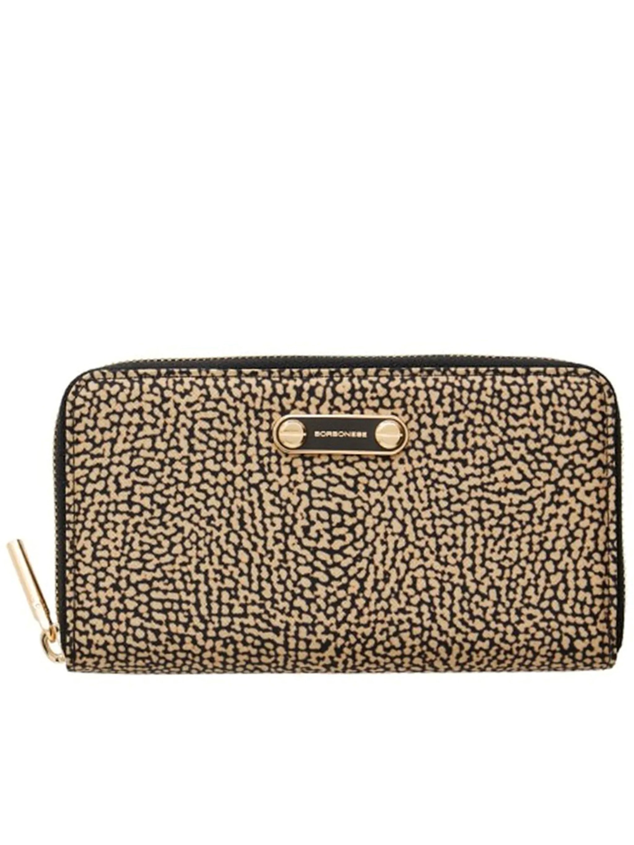 Borbonese Medium Wallet In Brown