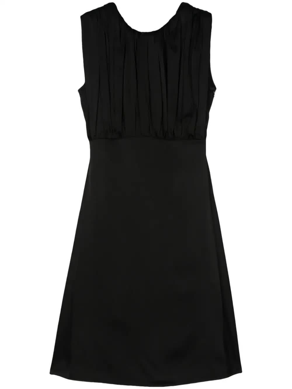 Jil Sander Black Cotton Suit In Black