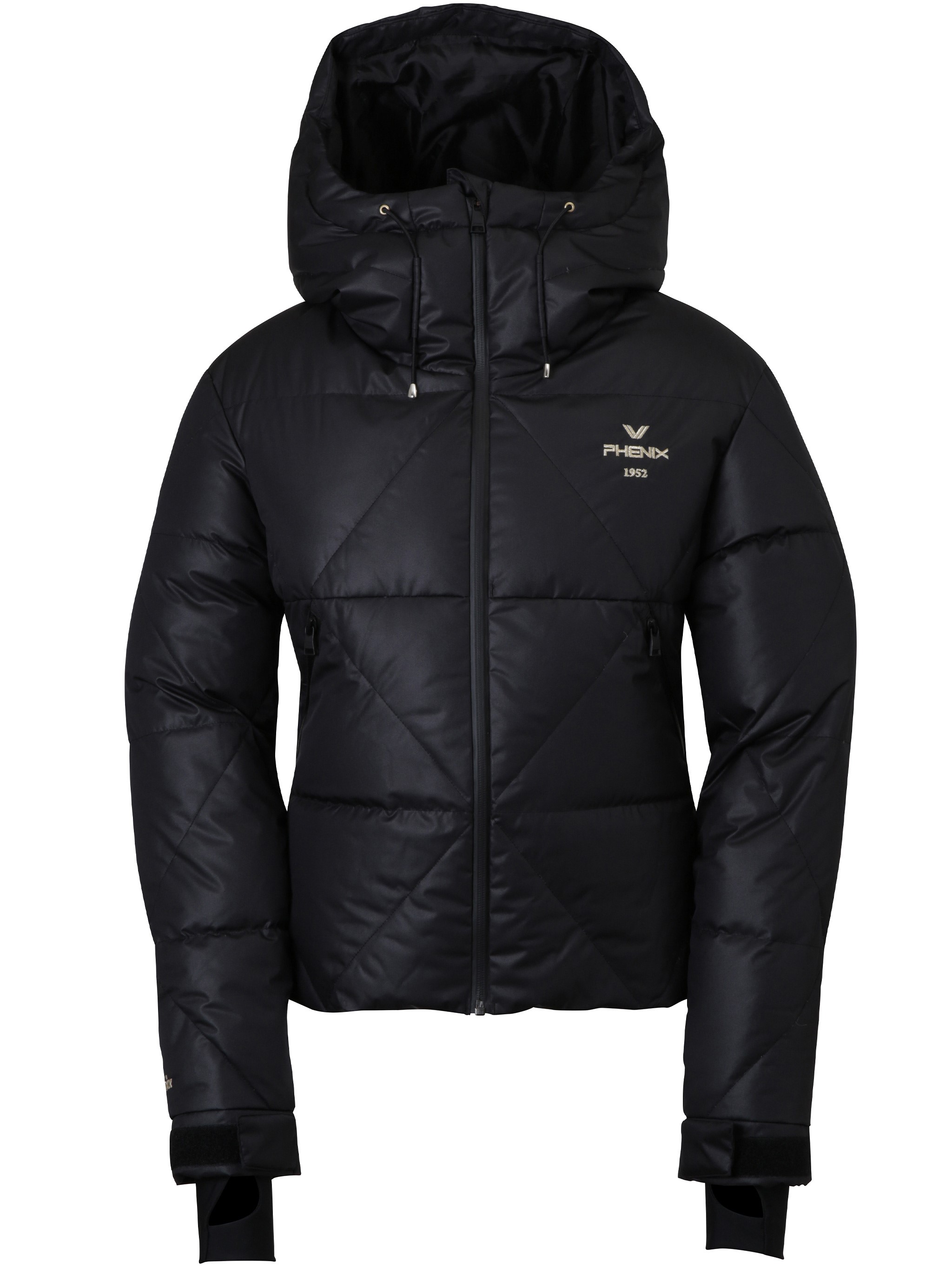 Phenix Diamond Quilted Jacket In Black