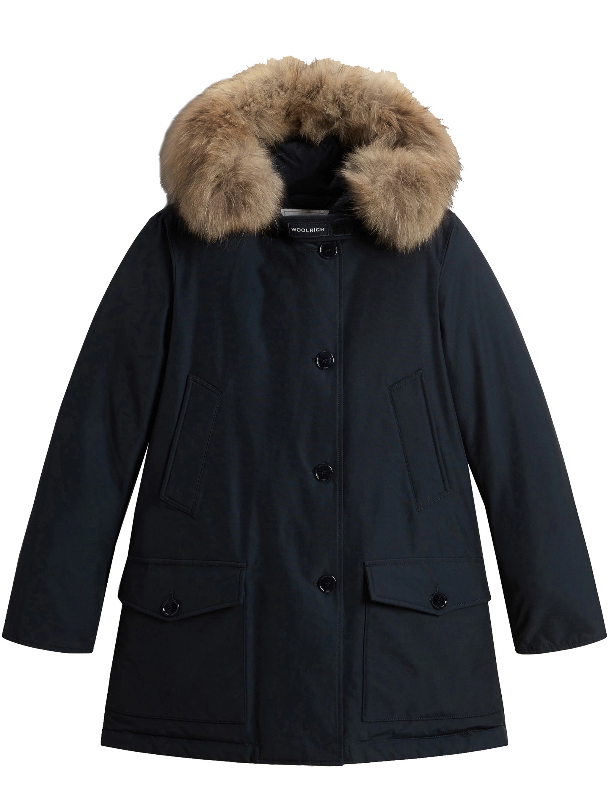 Woolrich Arctic Detachable Fur Parka In Blue