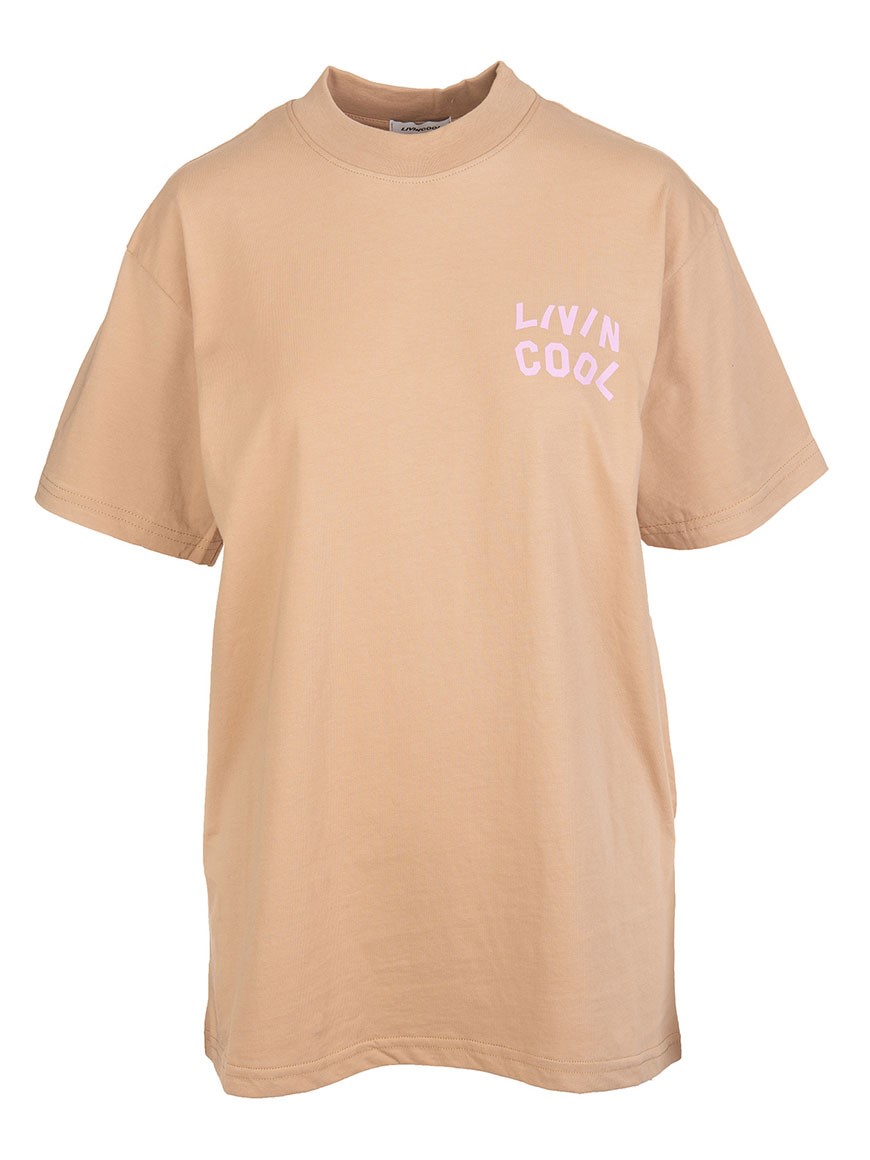 Livin Cool Tee Artwork In Neutral