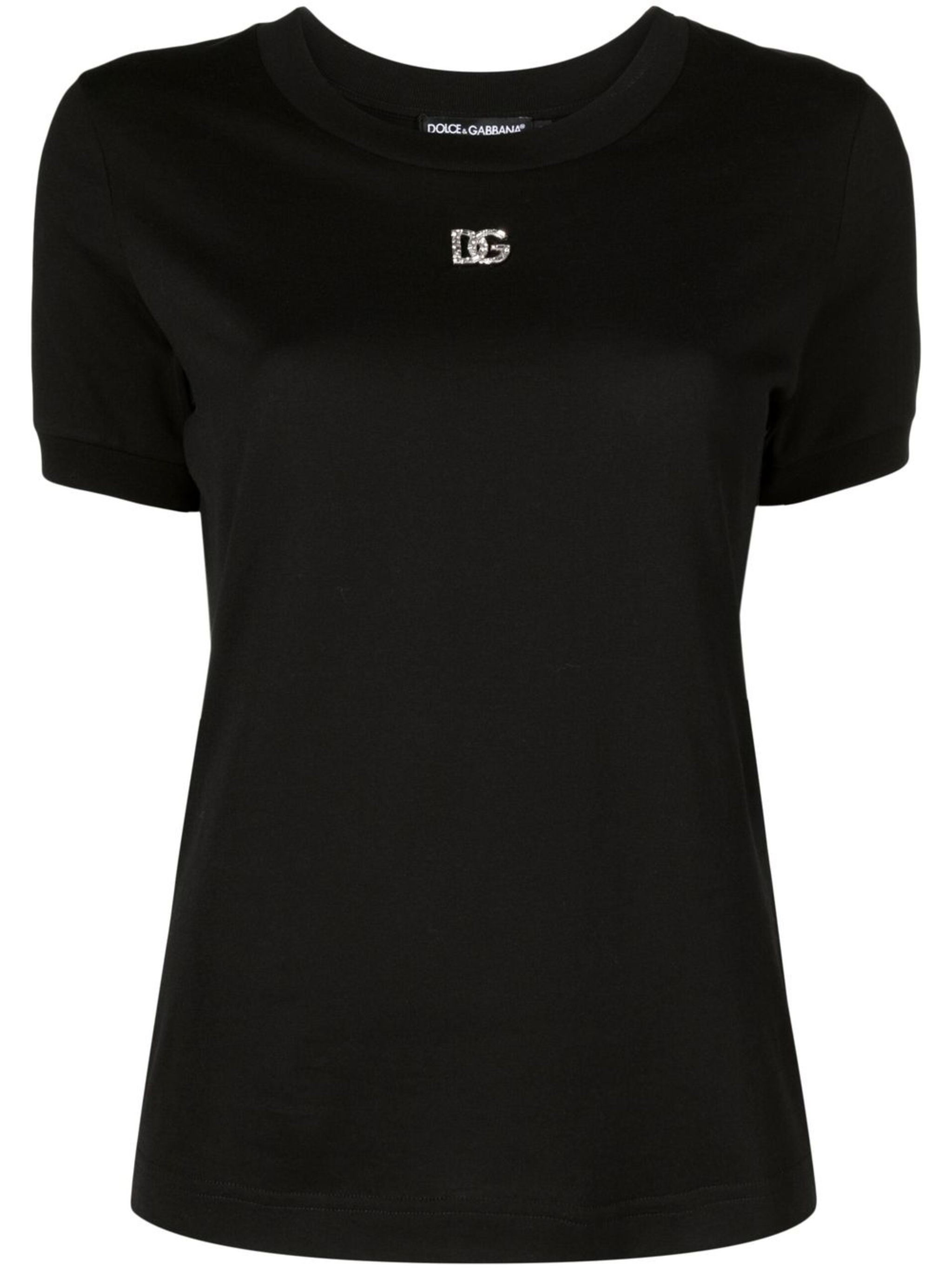 Dolce & Gabbana Short-sleeved T-shirts In Black