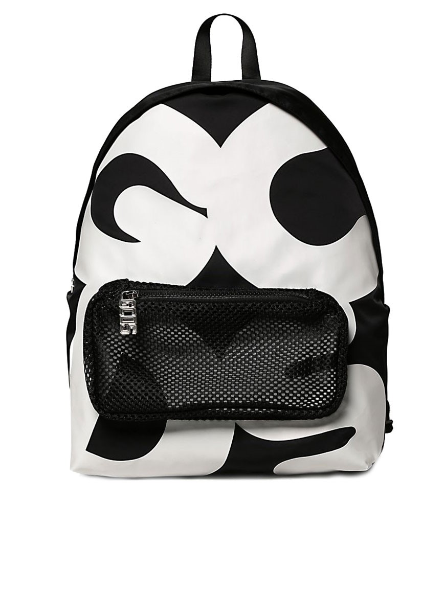Gcds Backpack And Bumbags Fabric White In Black