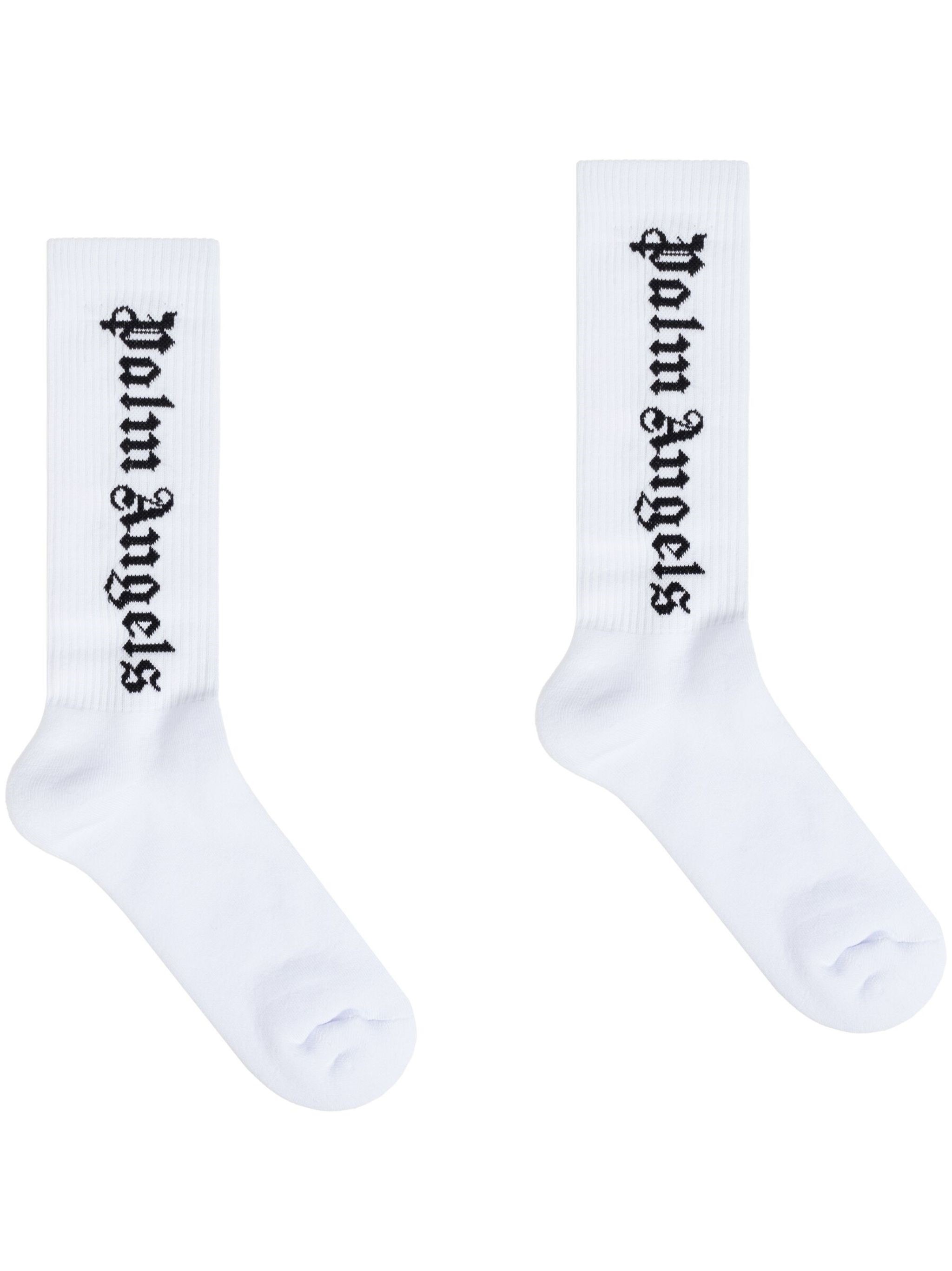 Palm Angels Socks In White