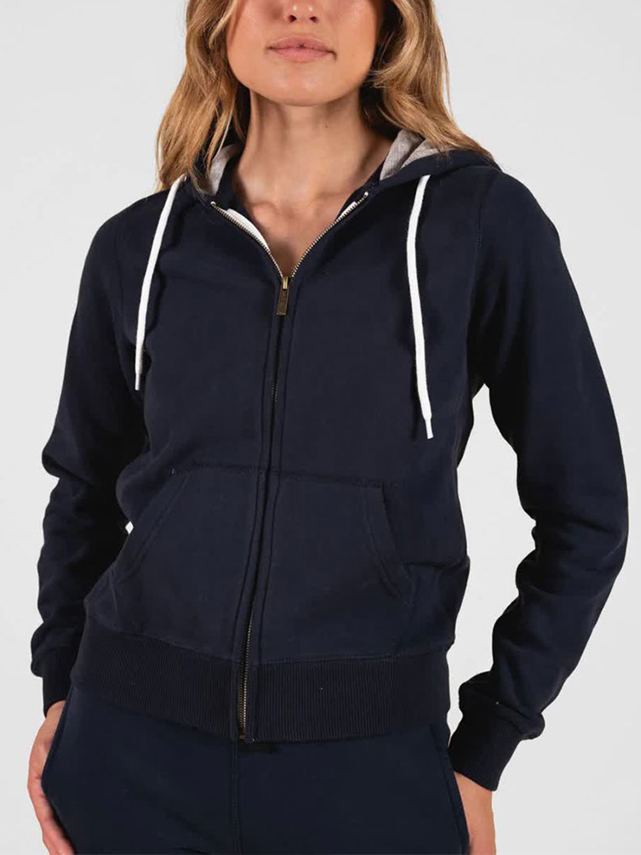 Podhio Authentic 360 Zip Hoodie In Blue
