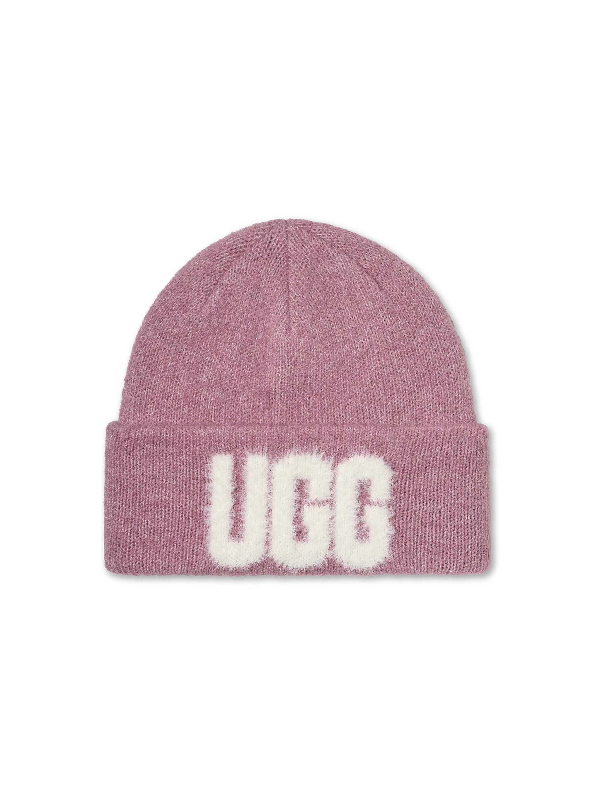 Ugg Soft Beanie With Logo In Pink