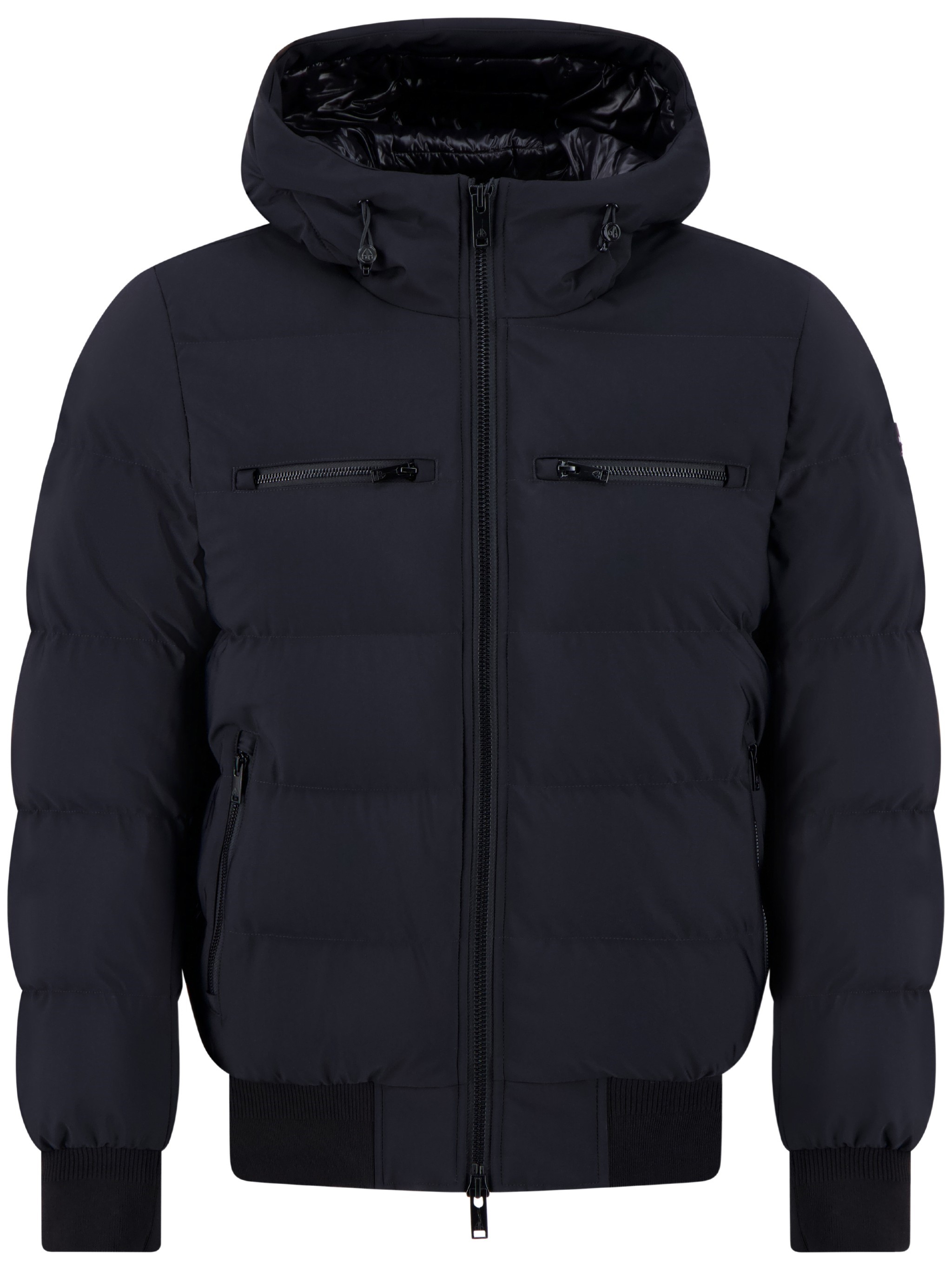 Moose Knuckles Soho Bomber In Blue