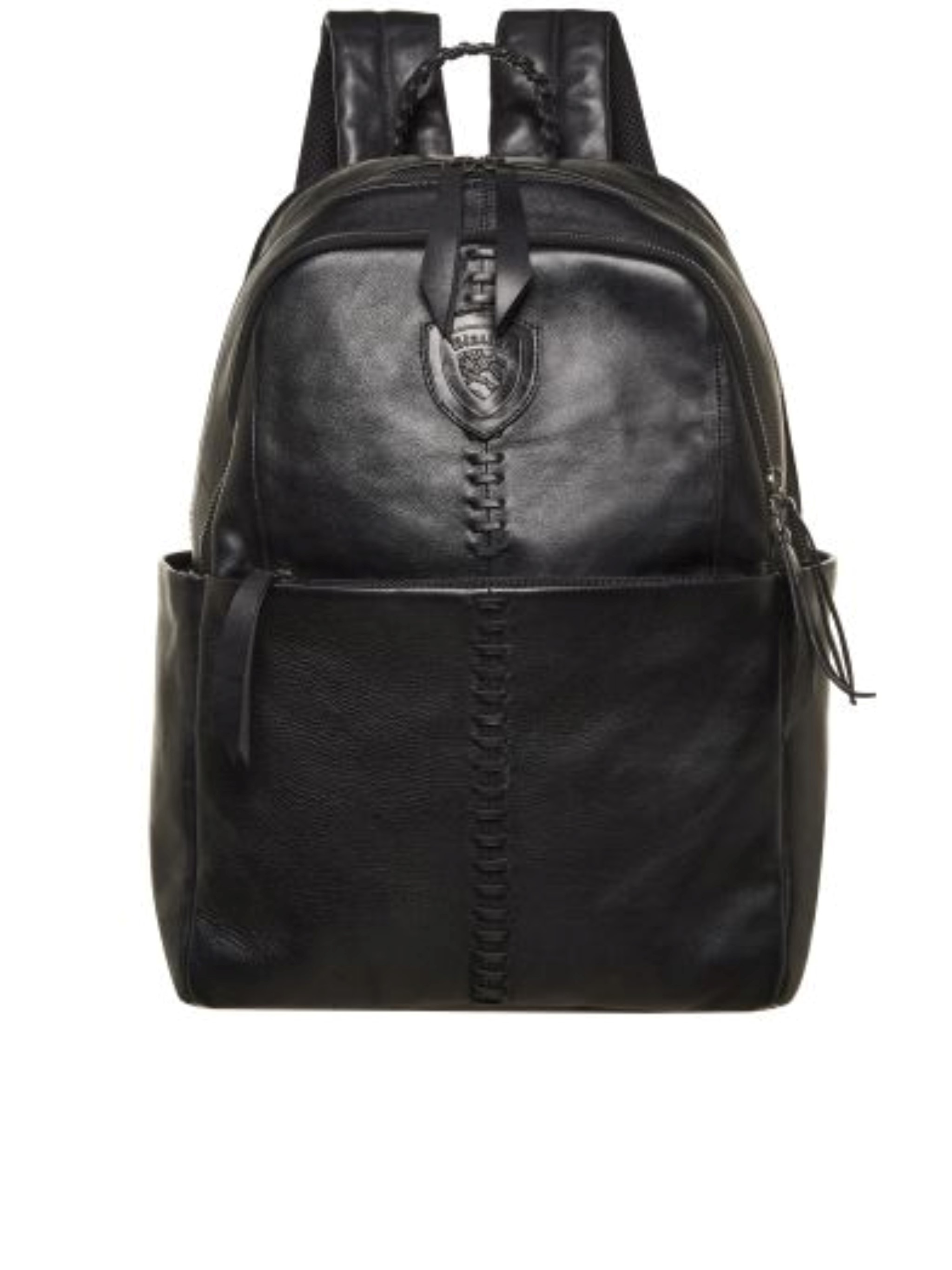 Blauer Leather Backpack In Nero