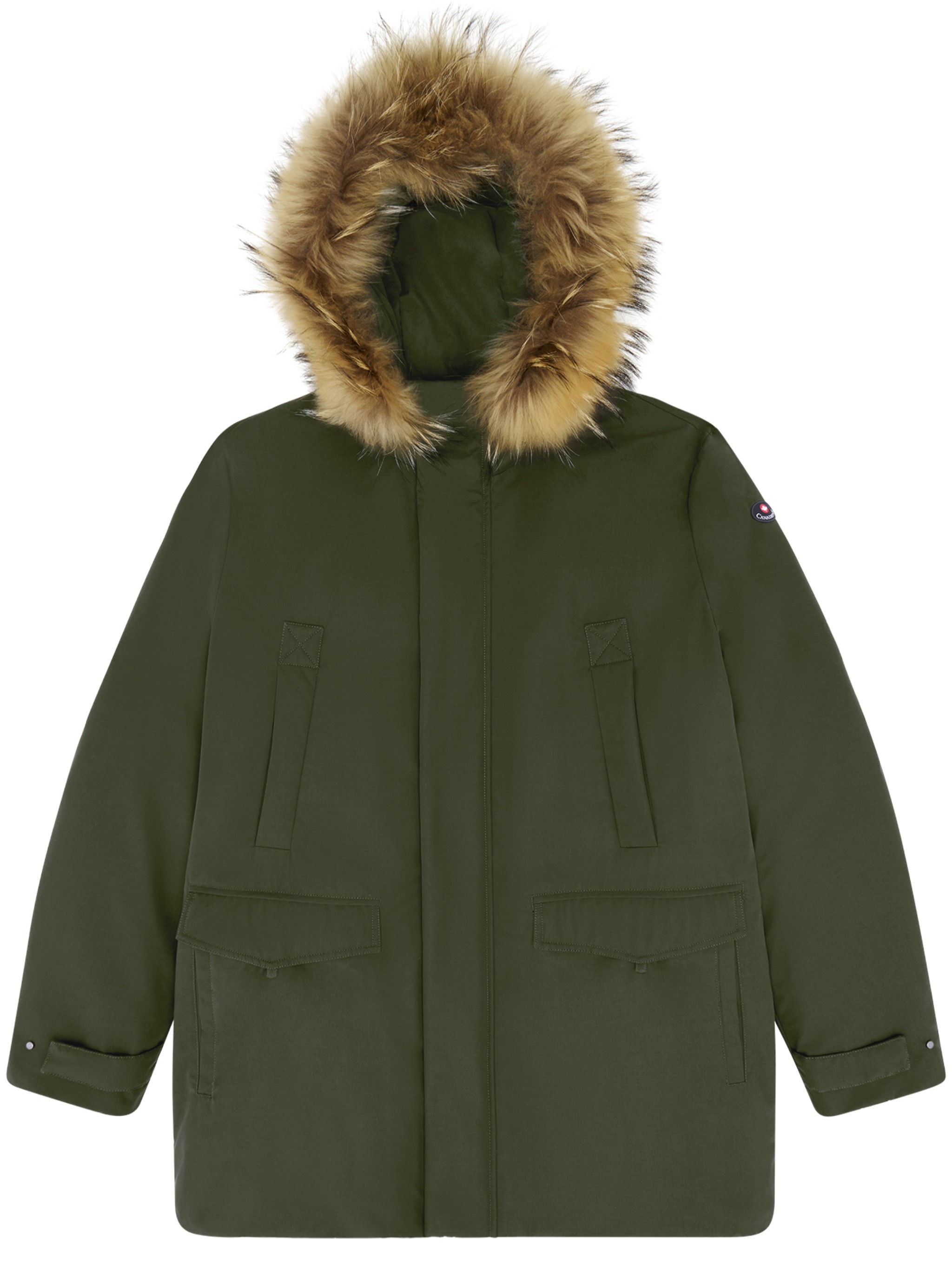 Canadiens Hindi Long Down Jacket In Green