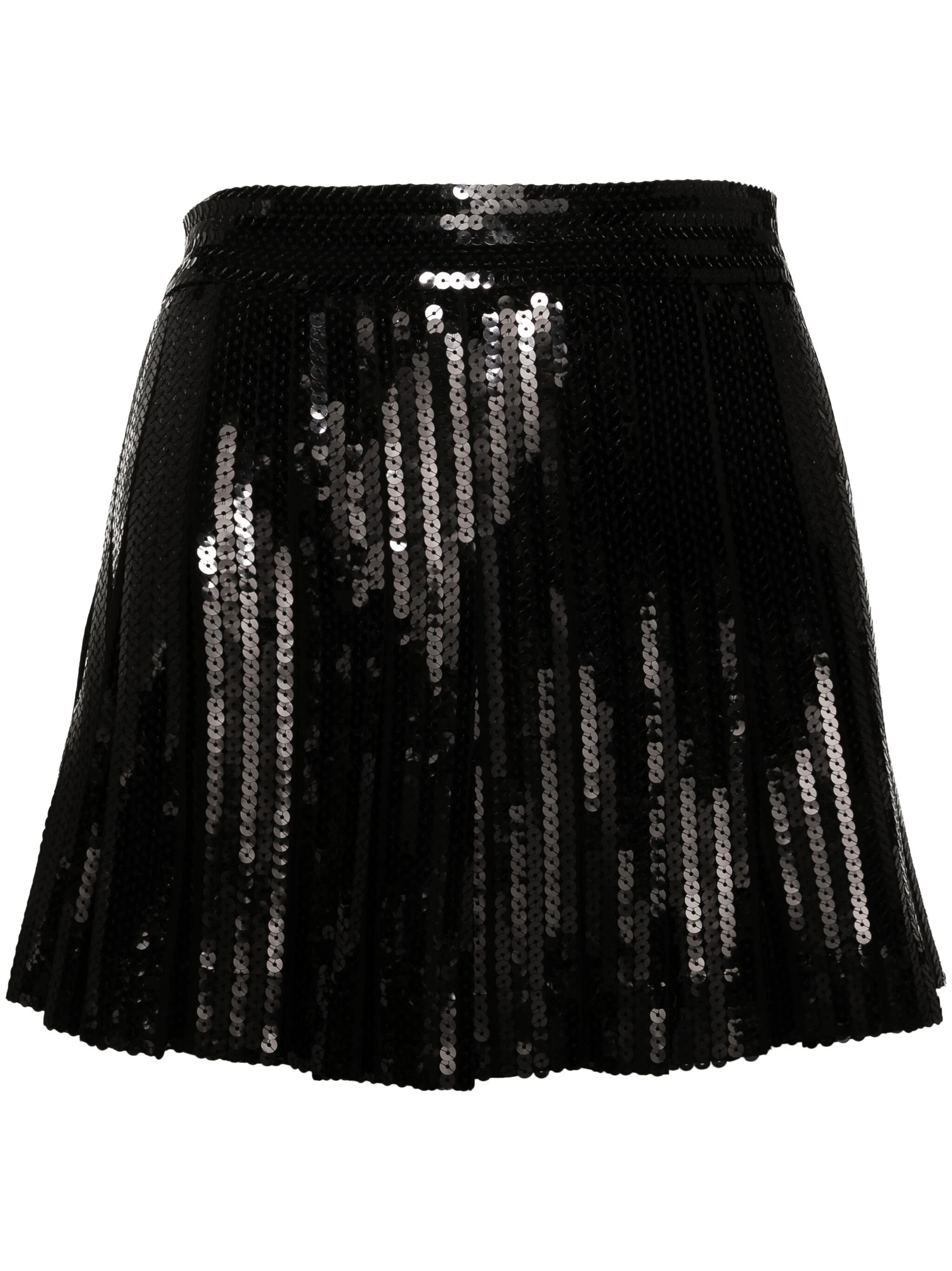 P.a.r.o.s.h P. A.r. O.s. H. Pleated Mini Skirt In Black