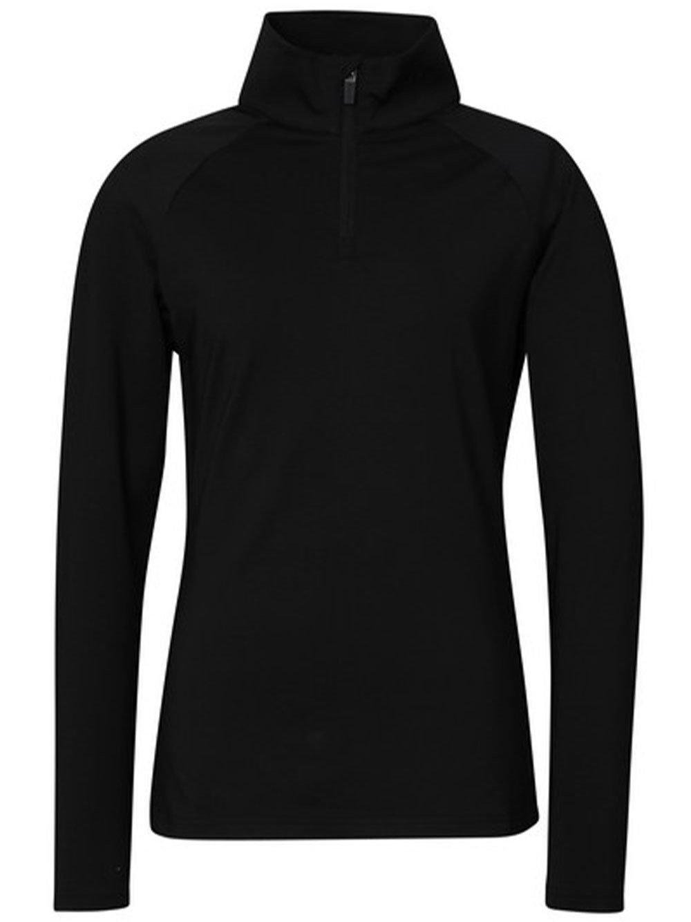 Phenix Retro Future 1/2 Zip Tee In Black