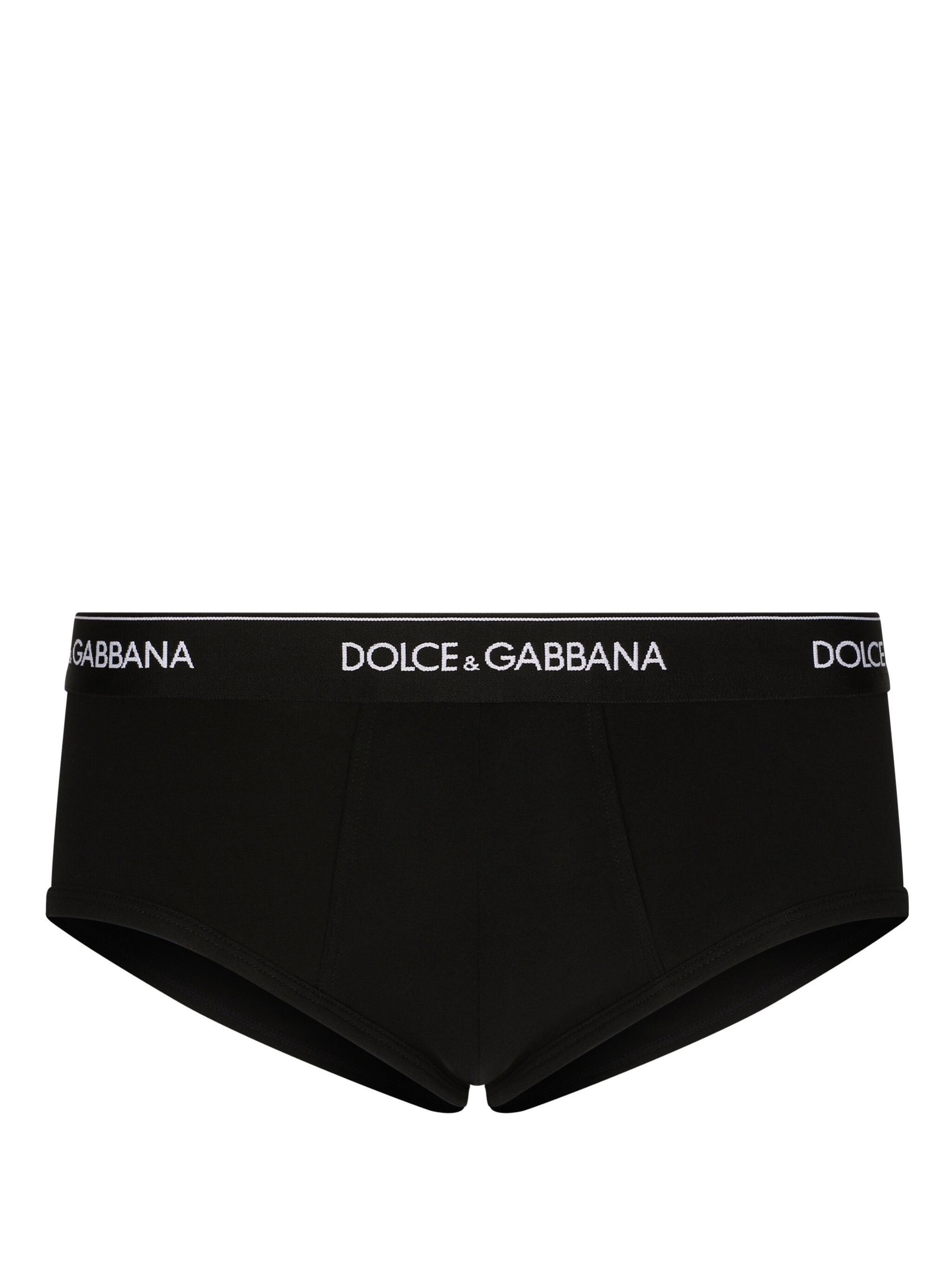 Dolce & Gabbana Bi-pack Of Brando Briefs In Black