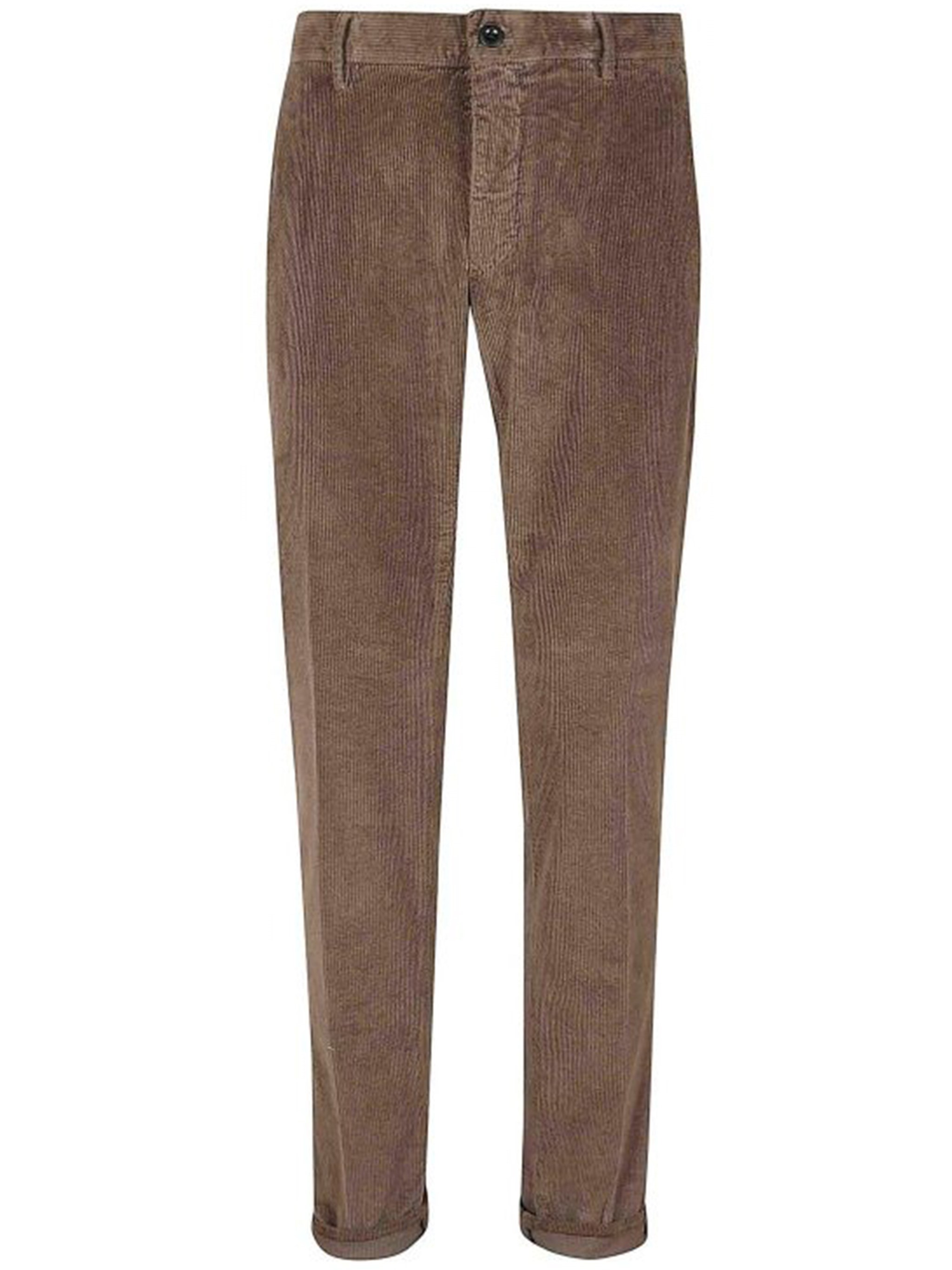 Incotex Trousers Back Side Pockets Belt Loops In Brown