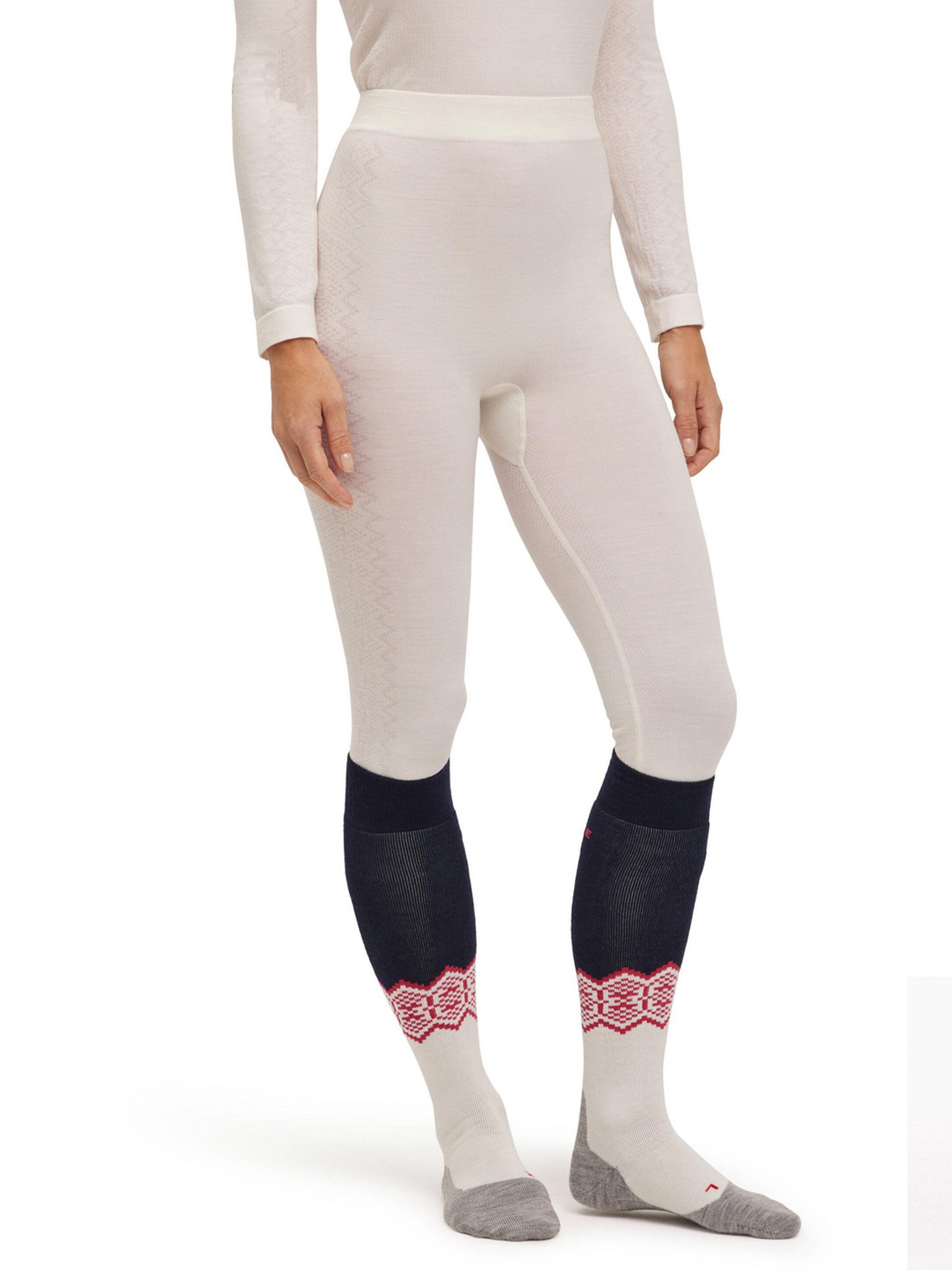 Falke Wool Tech Tights In White